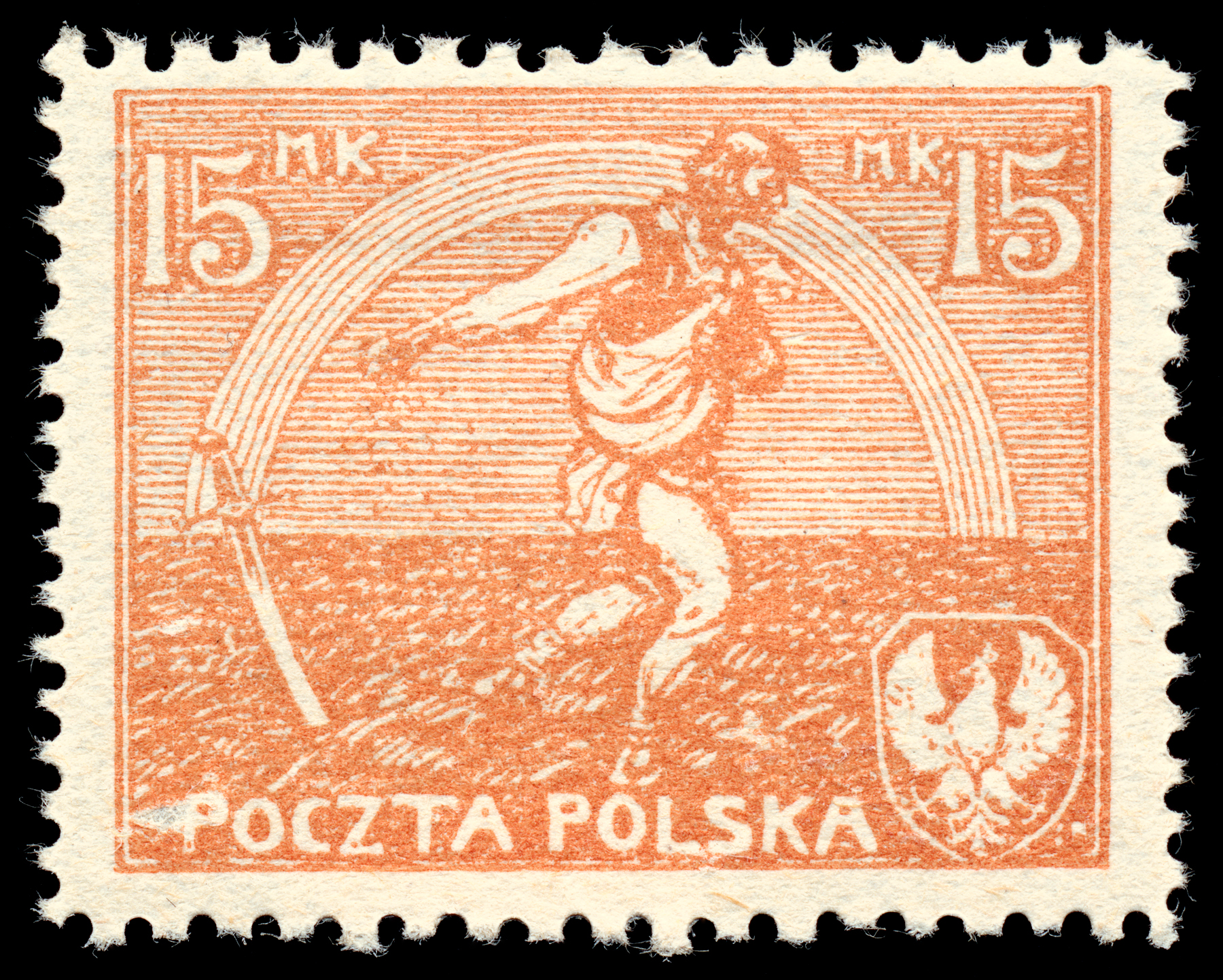 Orange Sower Stamp, 15, Poste, Resource, Resolution, HQ Photo