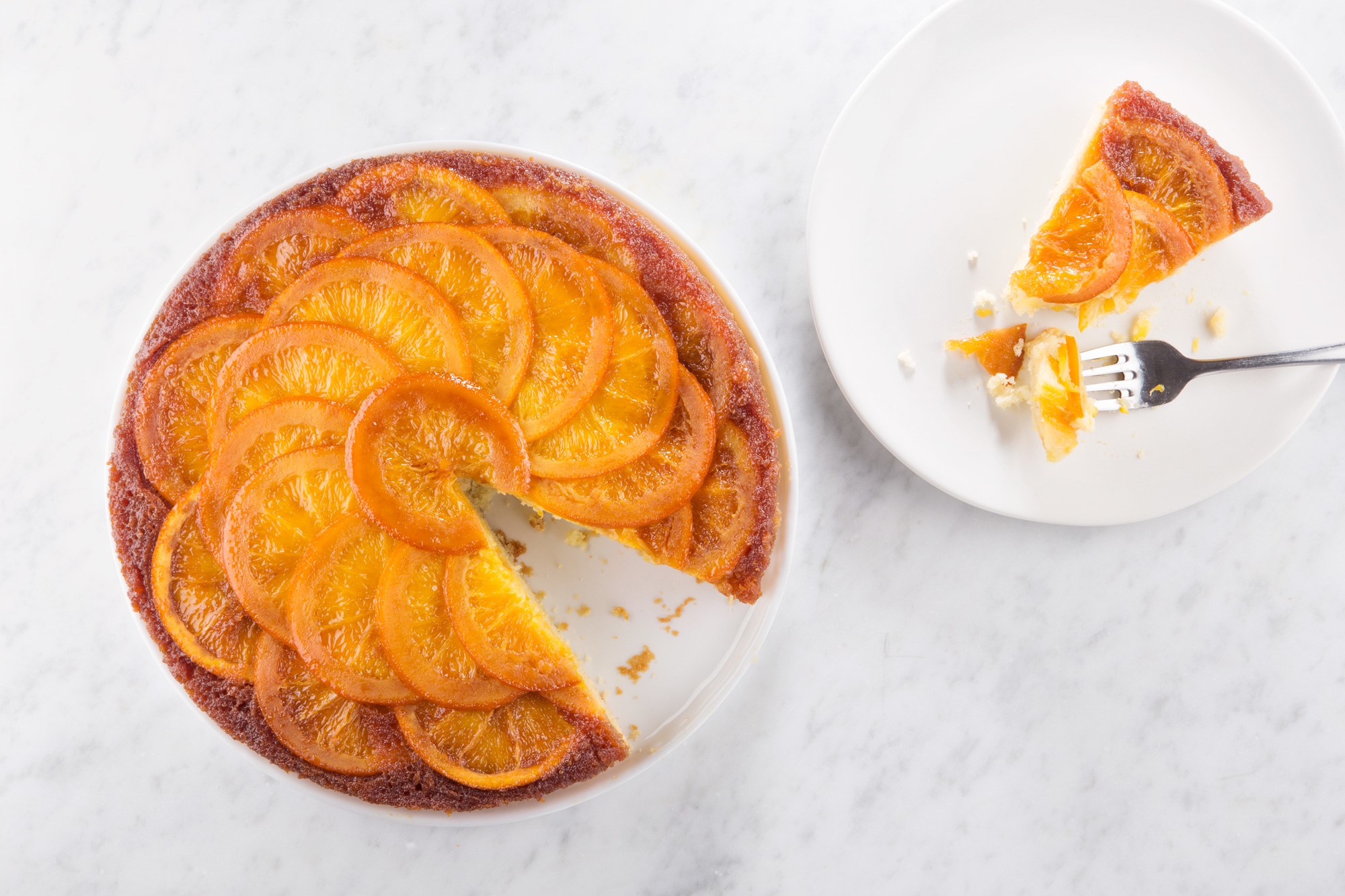 Orange Upside-Down Cake recipe | Epicurious.com