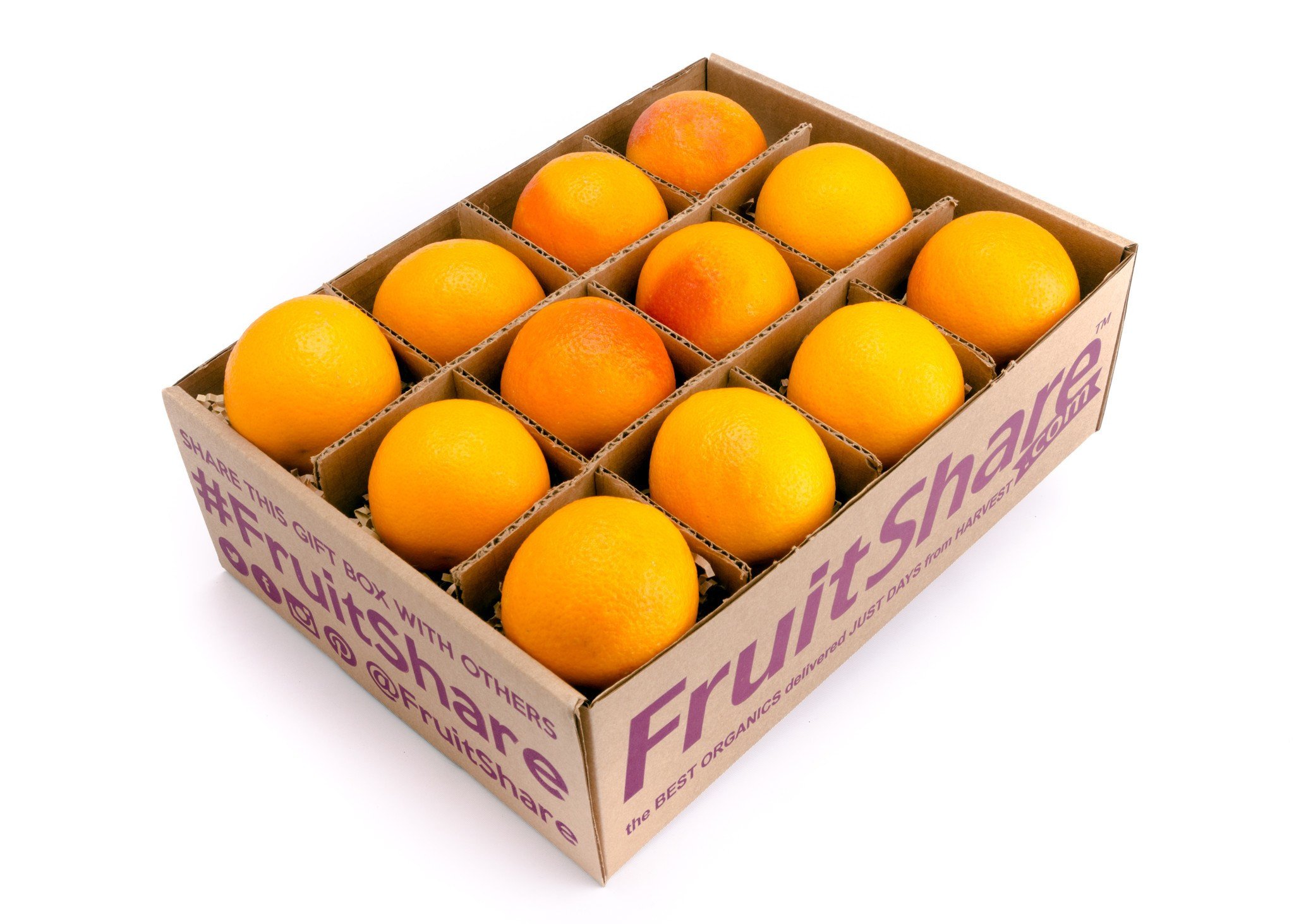 Seasonal Fruit Gifts - Organic Blood Oranges - 12 ct – FruitShare™