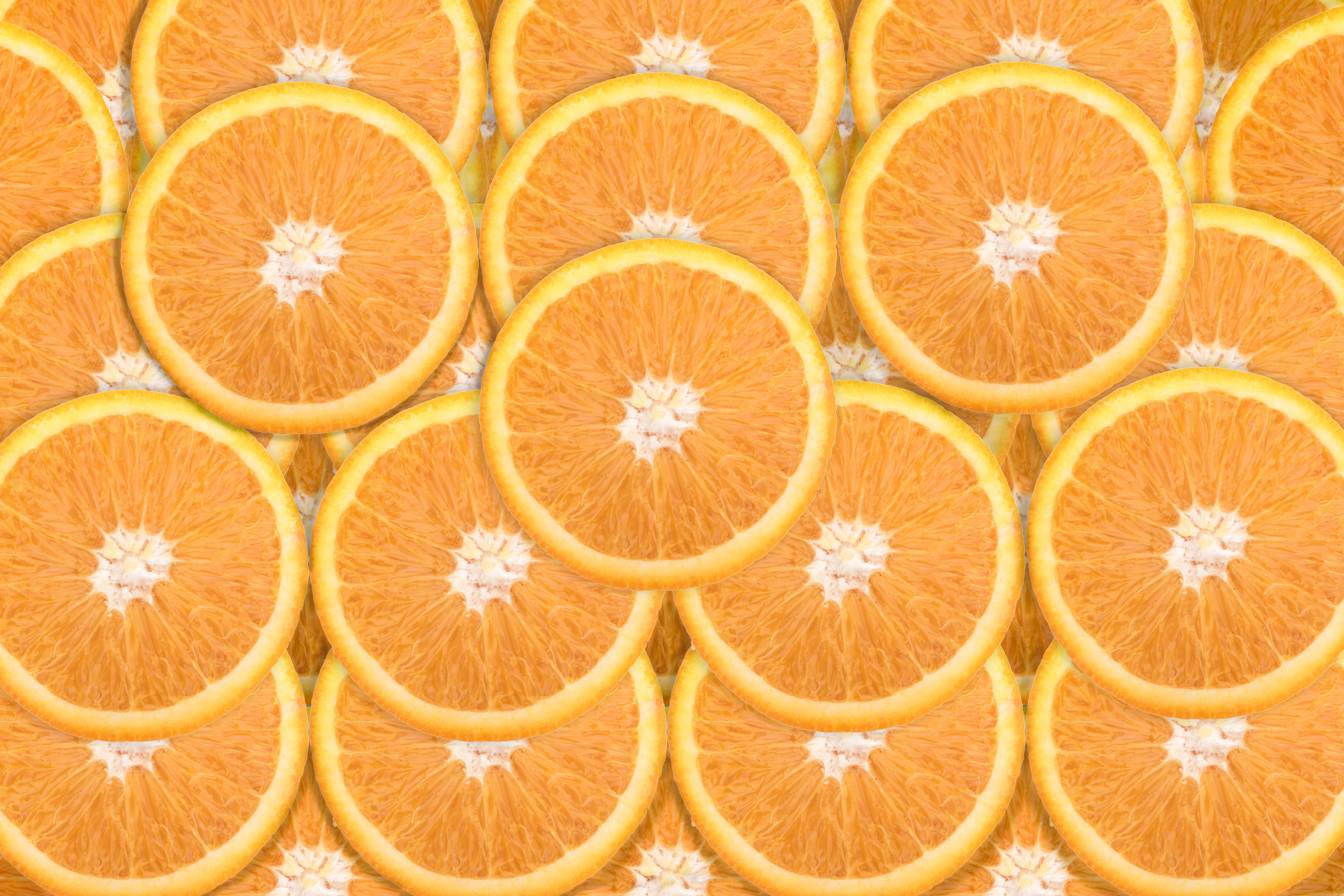 Обои на стену с апельсинами