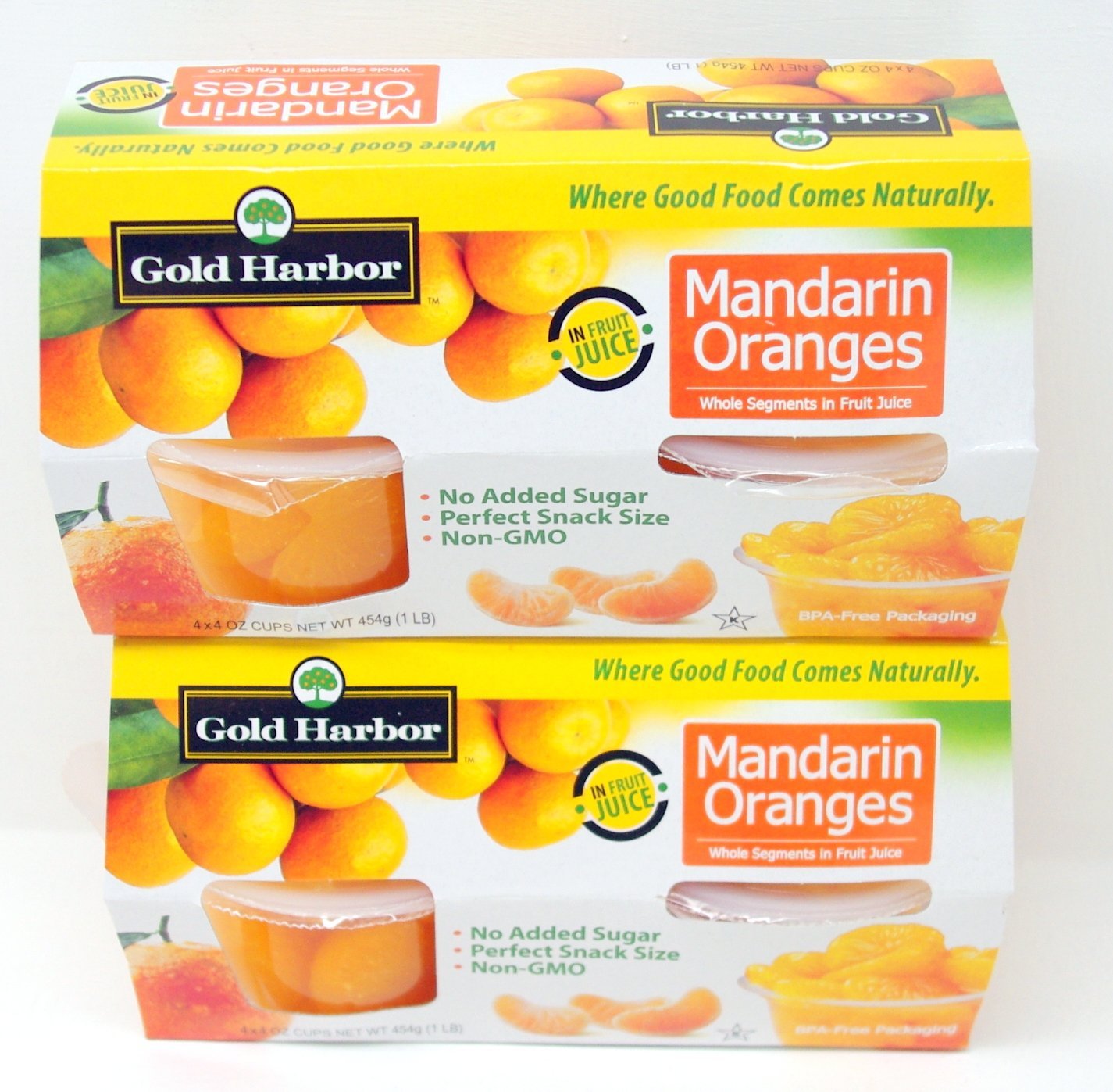 Gold Harbor Mandarin Whole Oranges Segments In Fruit Juice 8 (4 oz ...