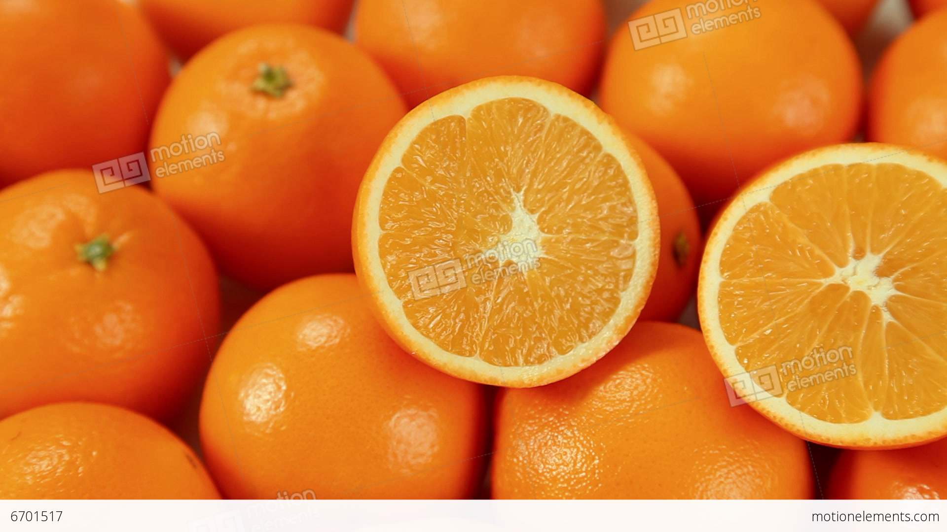 Beautiful Oranges Fruits Stock video footage | 6701517