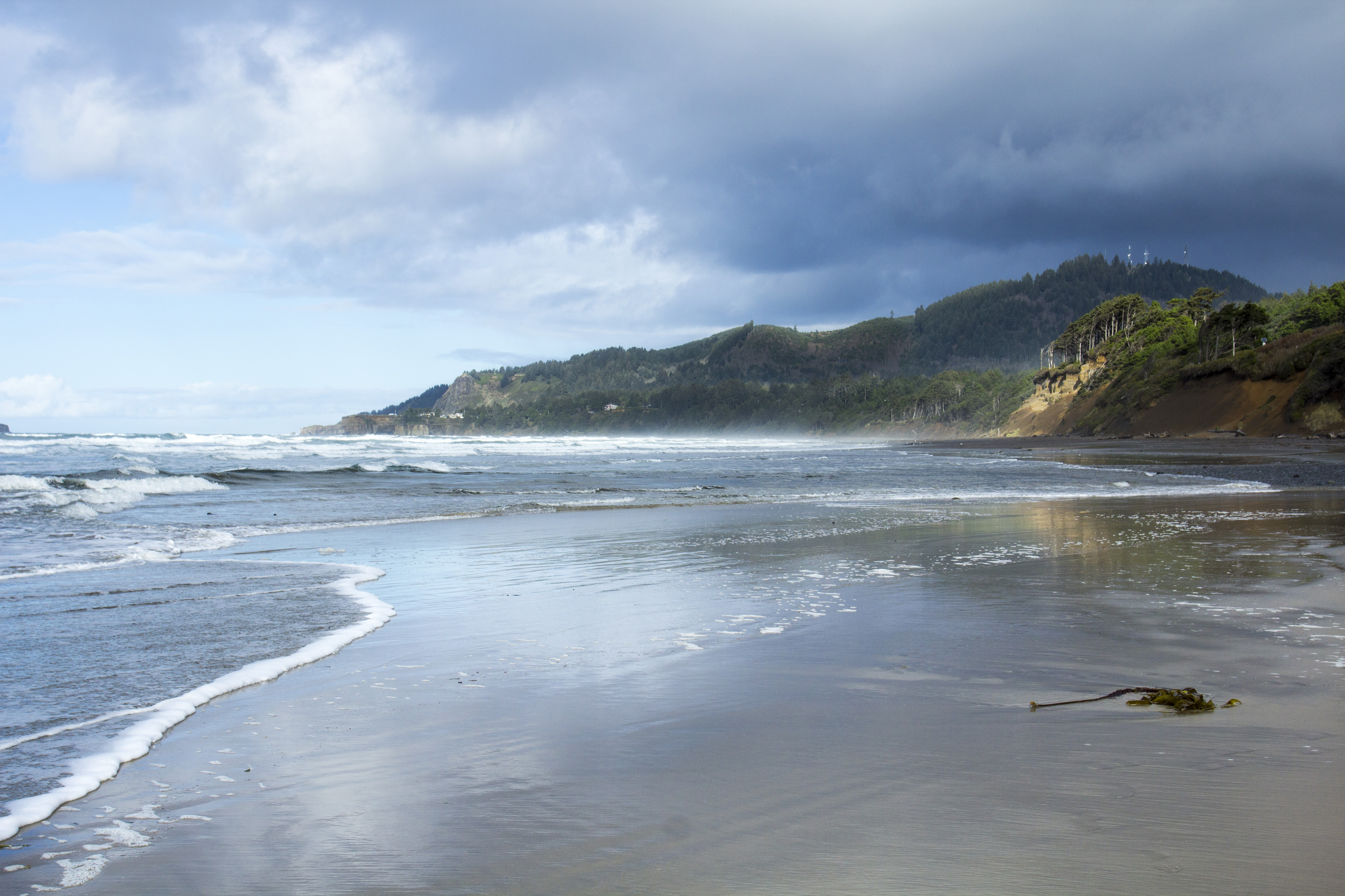 Oregon coast in november, beverly beach photo