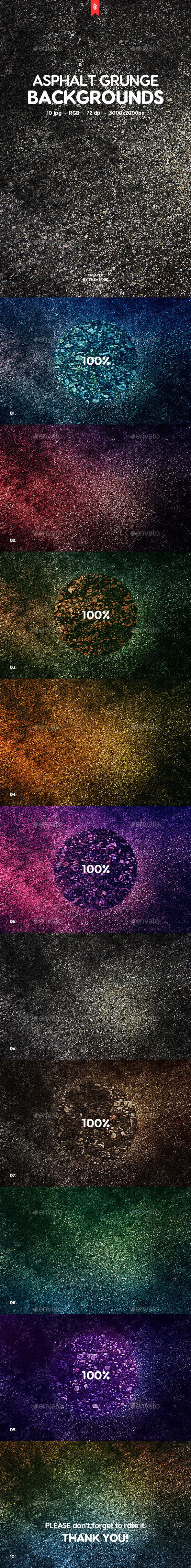 Asphalt Grunge Backgrounds by themefire | GraphicRiver