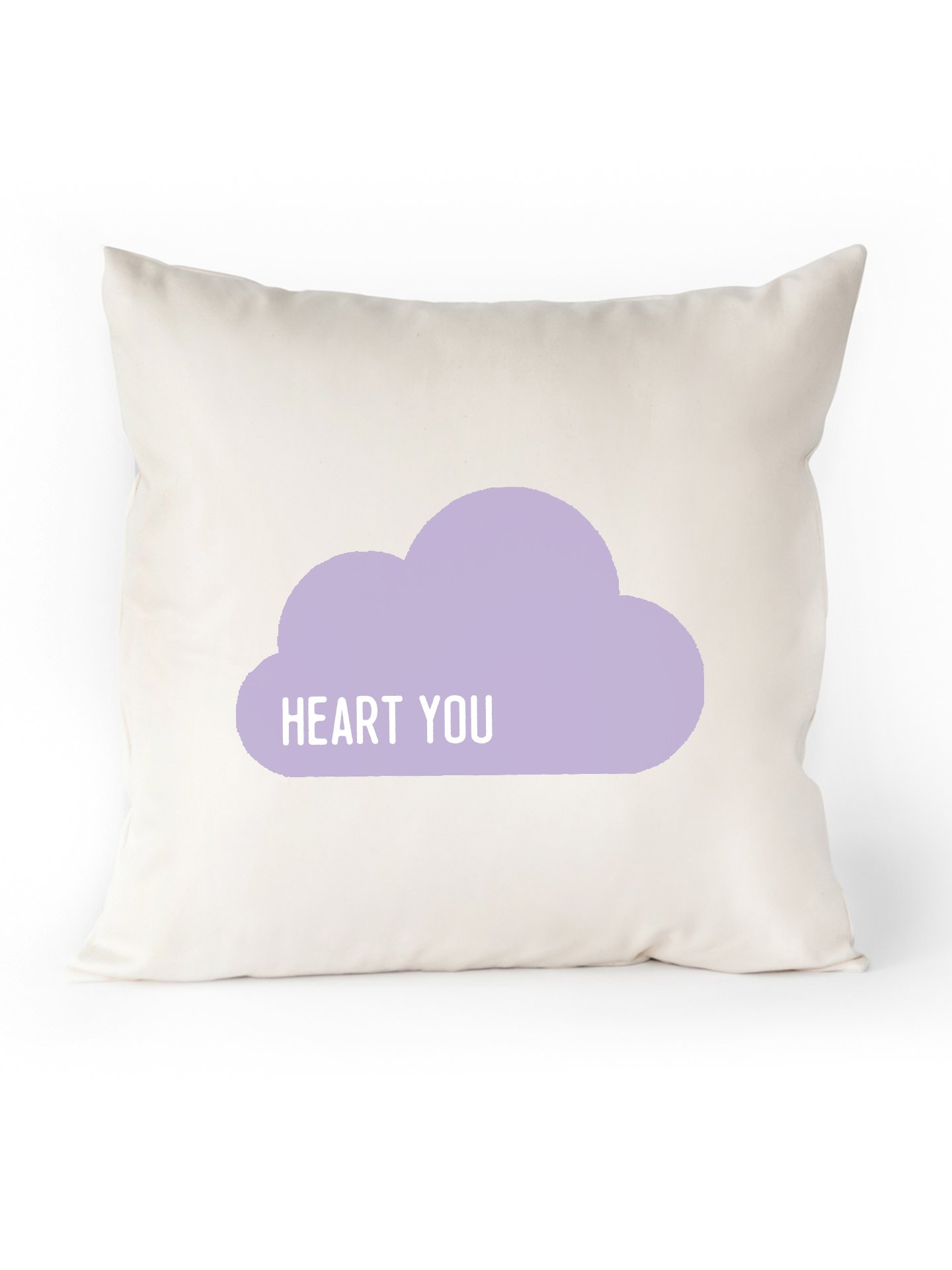 Happy Cloud Organic Pillow - Heart You – The Awesome Company