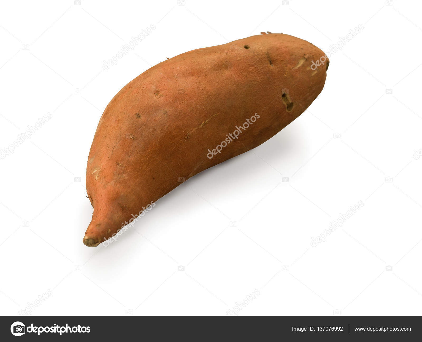 Organic Sweet Potato isolated on white — Stock Photo © owen ...