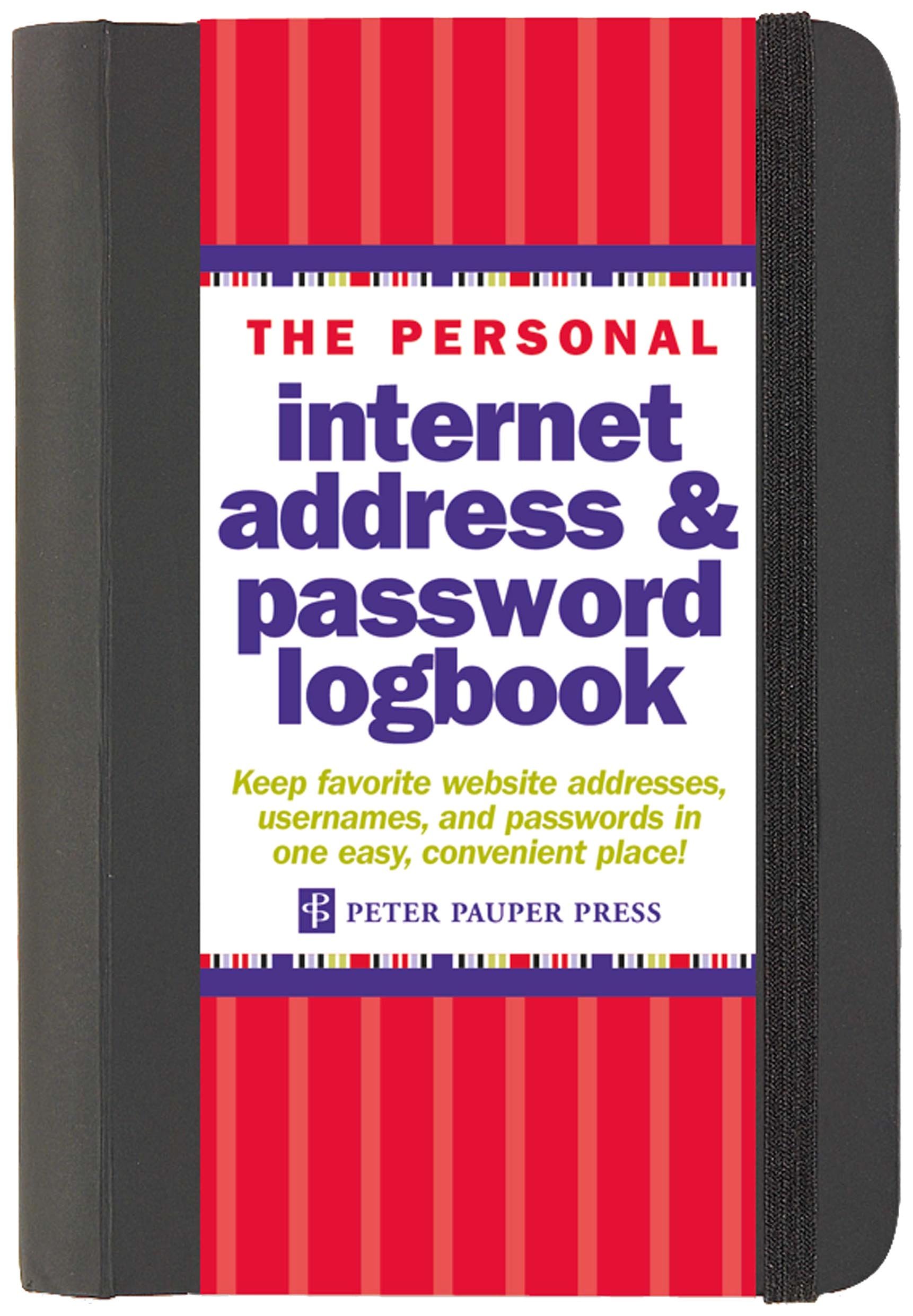 The Personal Internet Address & Password Log Book: Peter Pauper ...