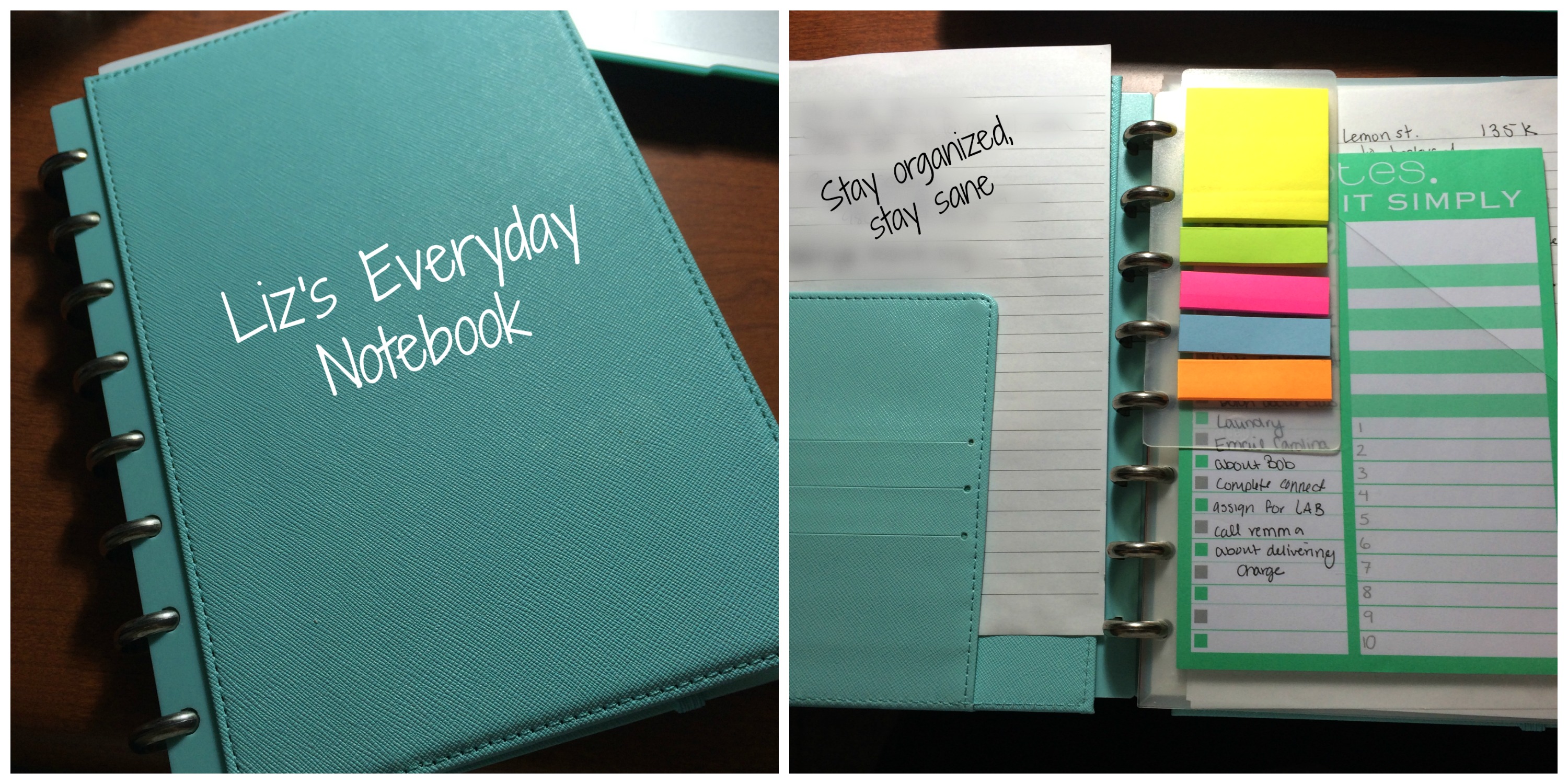 My New Notebook Organizer | hellolizandsara