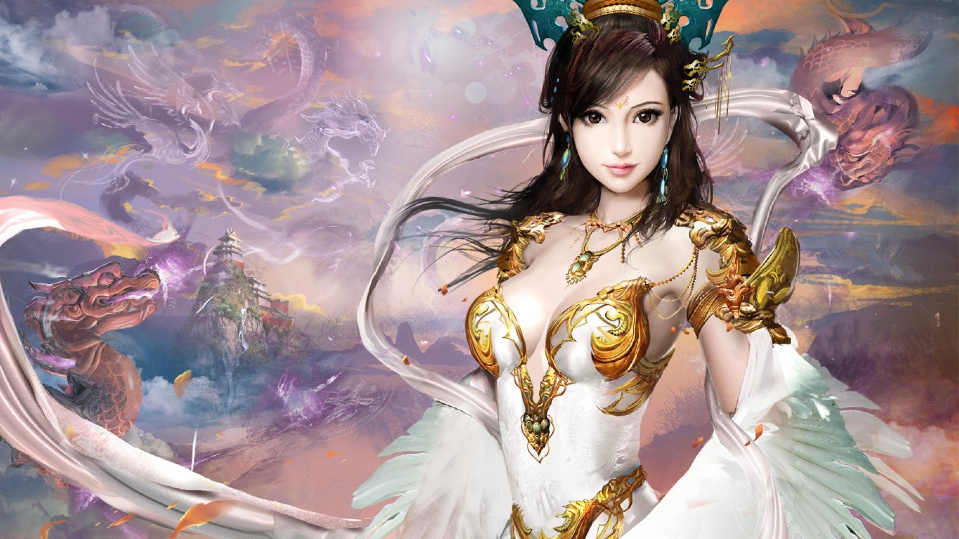 Fantasy Girl Full HD Wallpaper and Background Image | 1920x1080 | ID ...