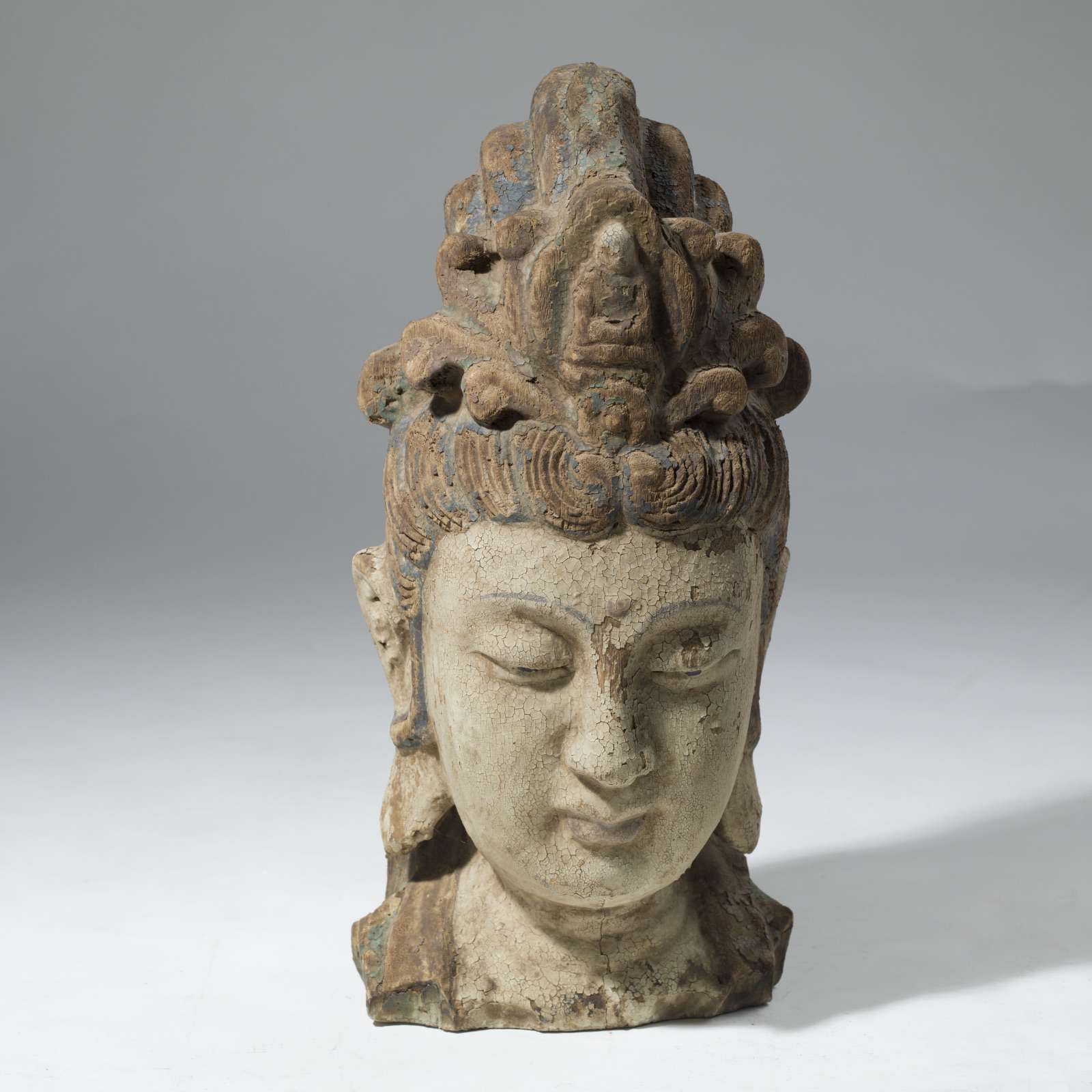 Oriental Guanyin buddha head sculpture (T4010) - TYSON.LONDON ...