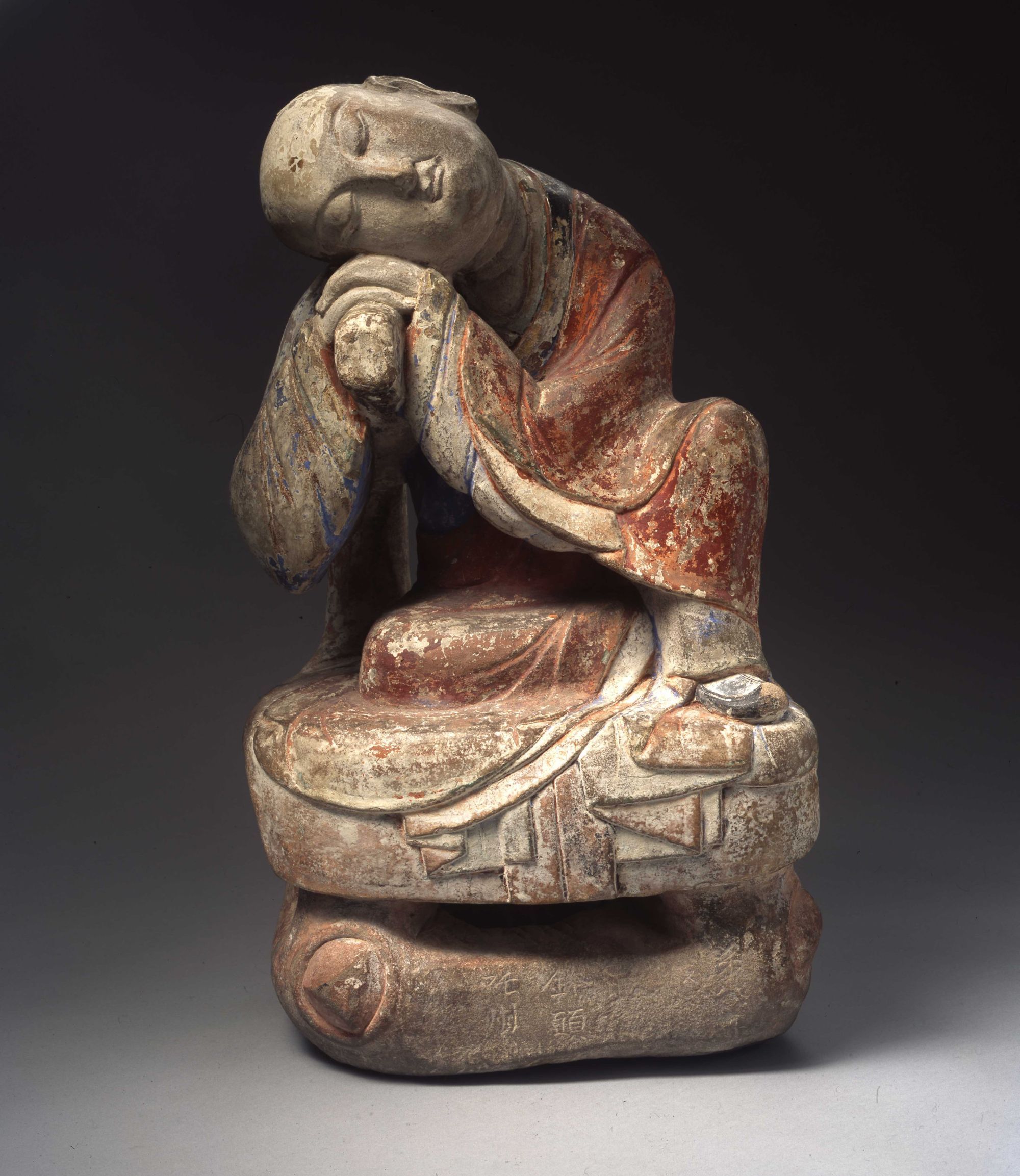 A&J Speelman Oriental Art | Chinese | Sculpture | A polychrome stone ...