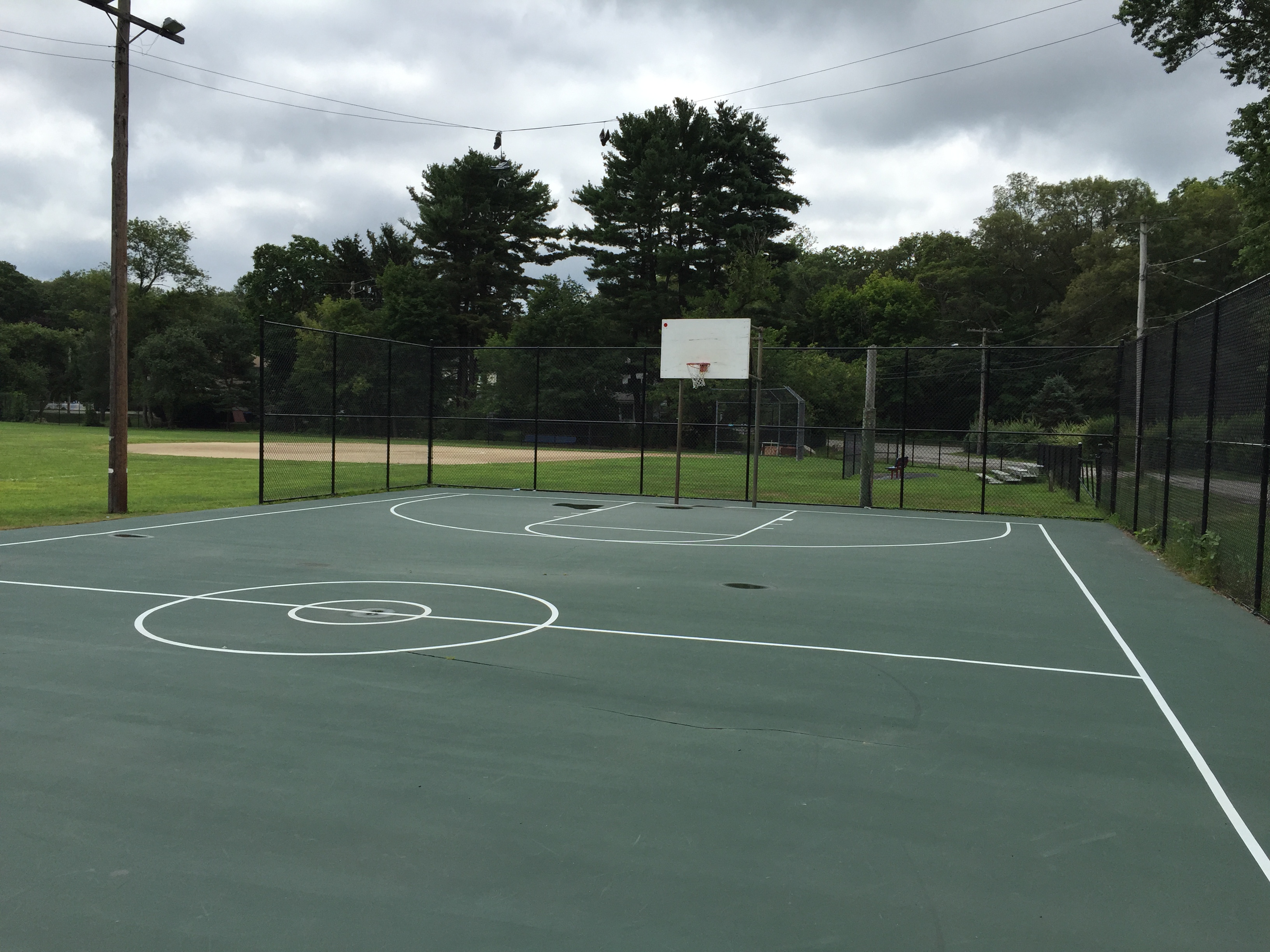 Free photo: Outdoor Basketball Court Basket Court Hoop Free