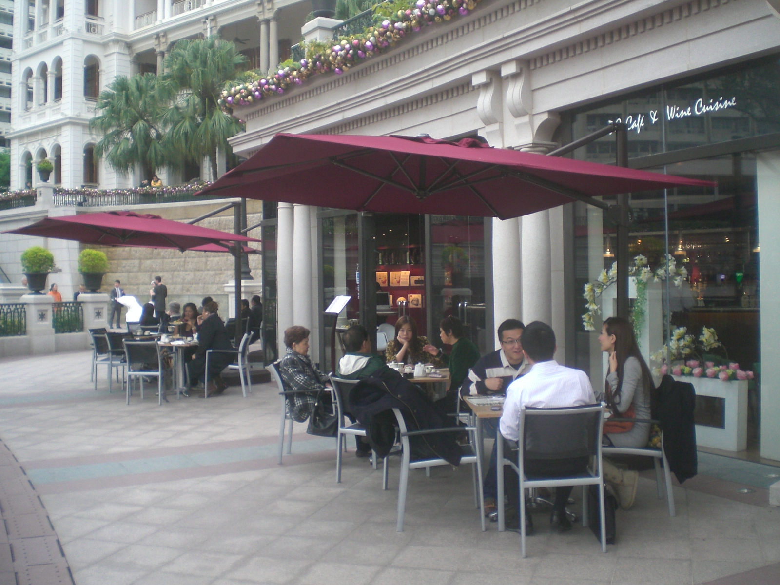File:HK TST 1881 mall restaurant DG Cafe outdoor sidewalk umbrella ...