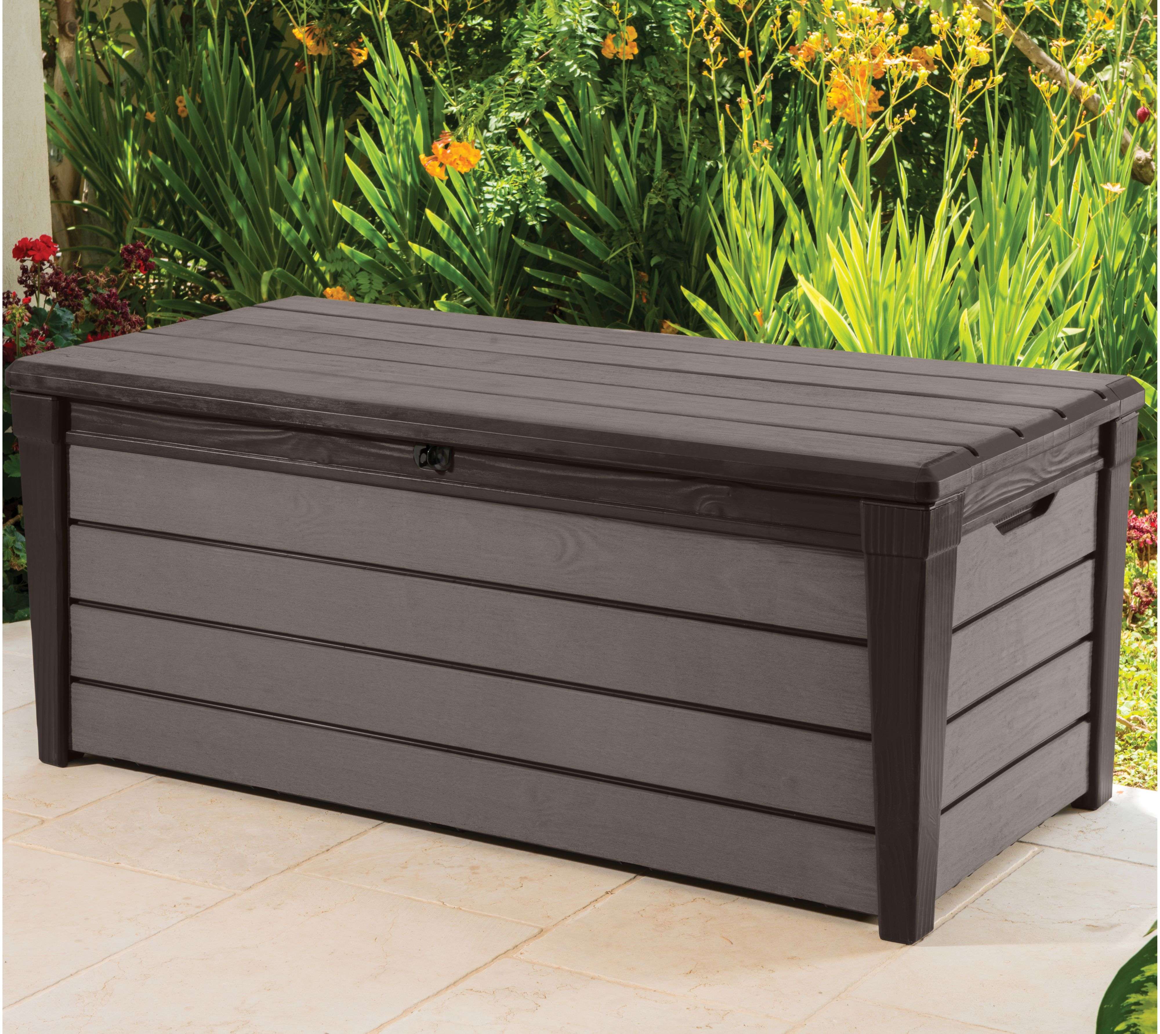Bench Garden Storage Box Outdoor Bin Waterproof Containers Design Of ...