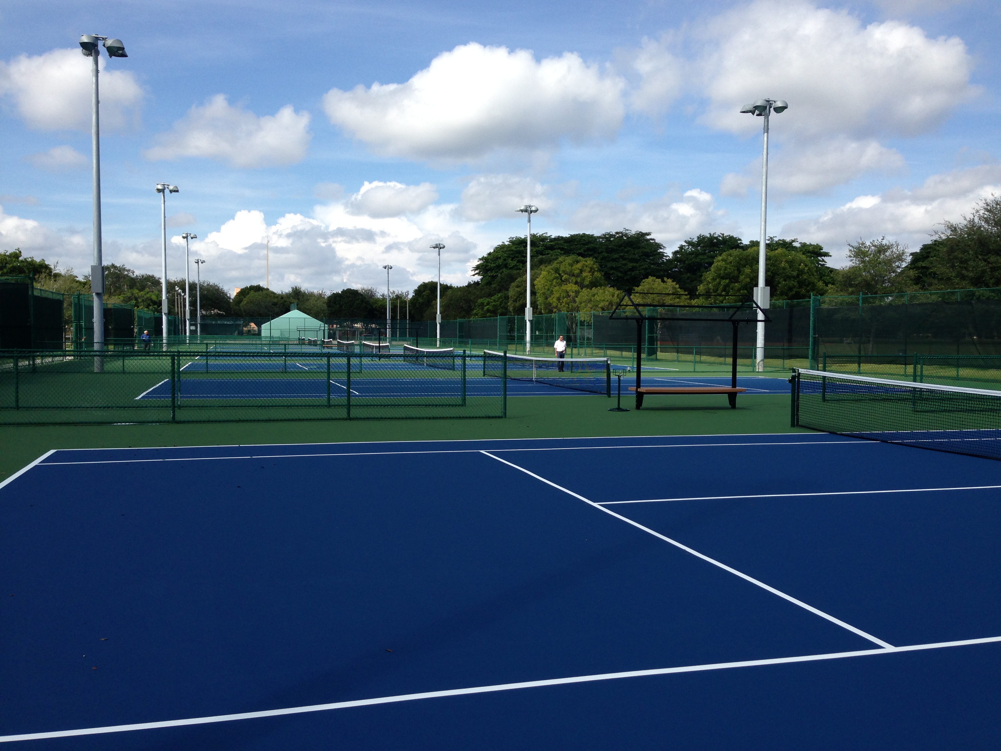 Laykold Masters Color tennis court surfacing over asphalt. - Surface ...
