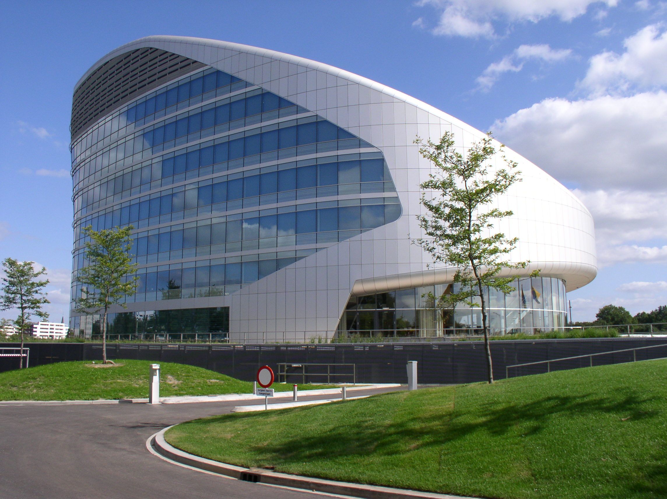 Sabic Europe in Sittard, The Netherlands - an oval shaped building ...