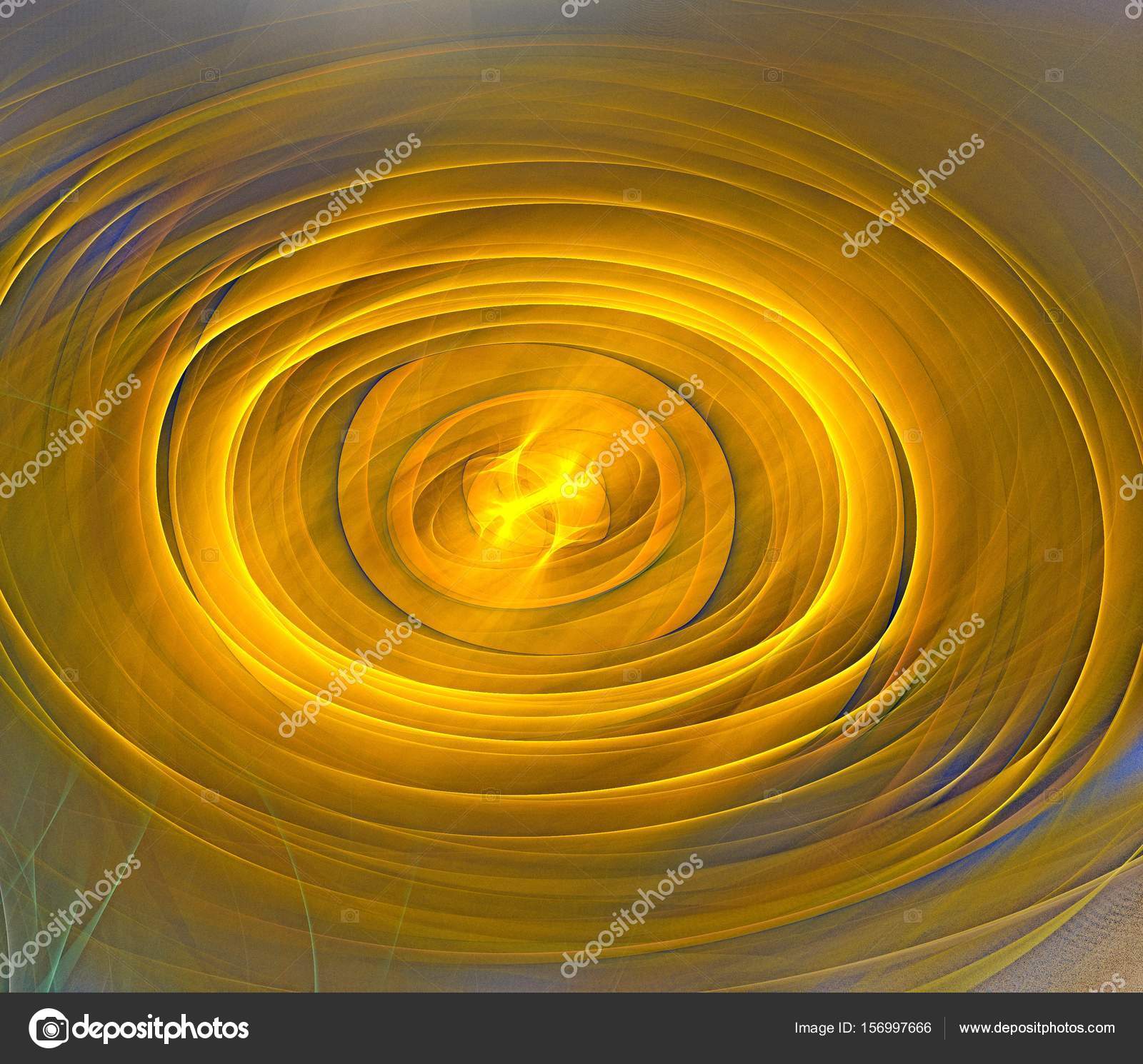 Abstract fractal background oval shape. Gold shades — Stock Photo ...