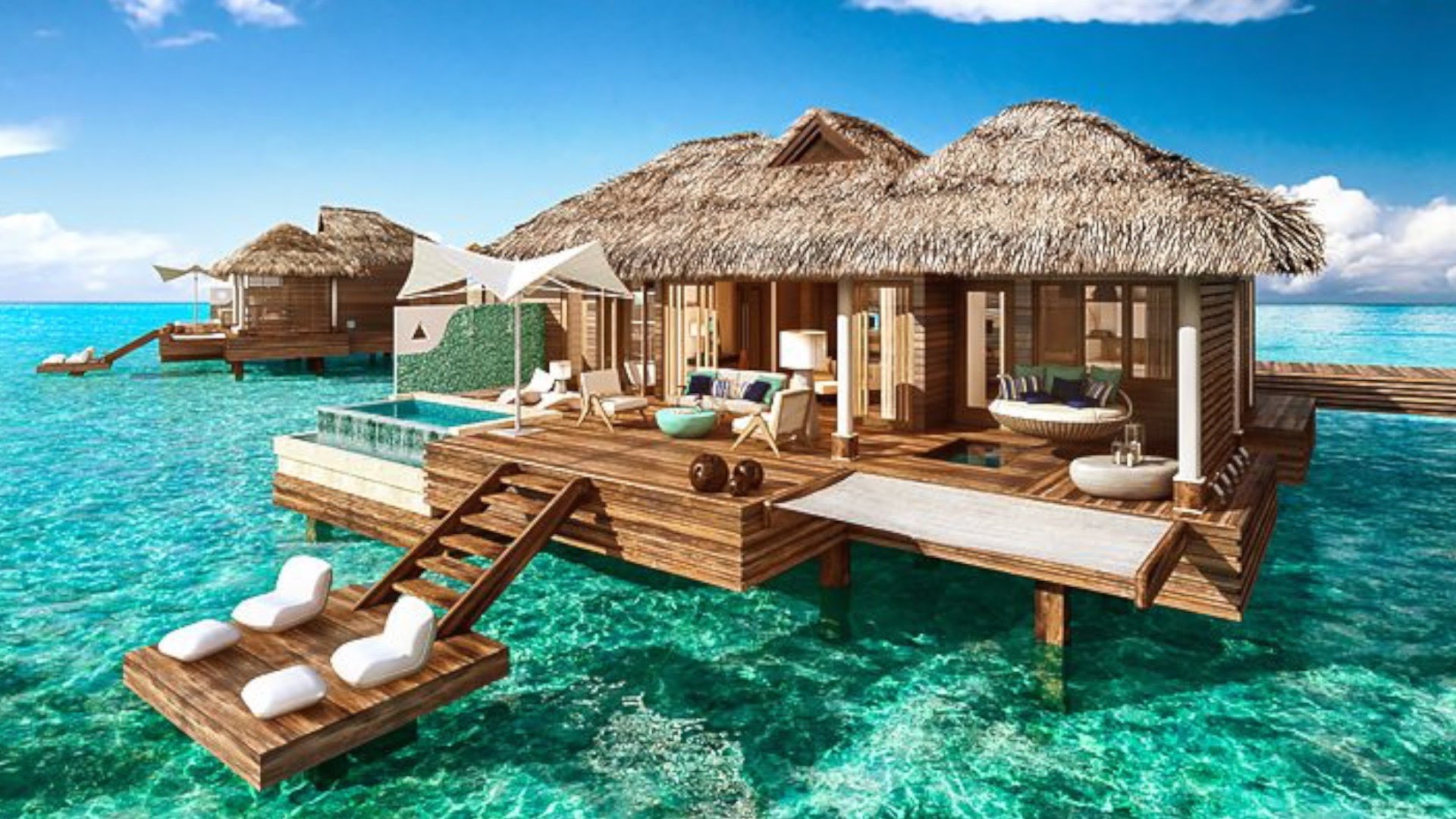 New Overwater Bungalows In Jamaica Are What Dreams Are Made Of - YouTube
