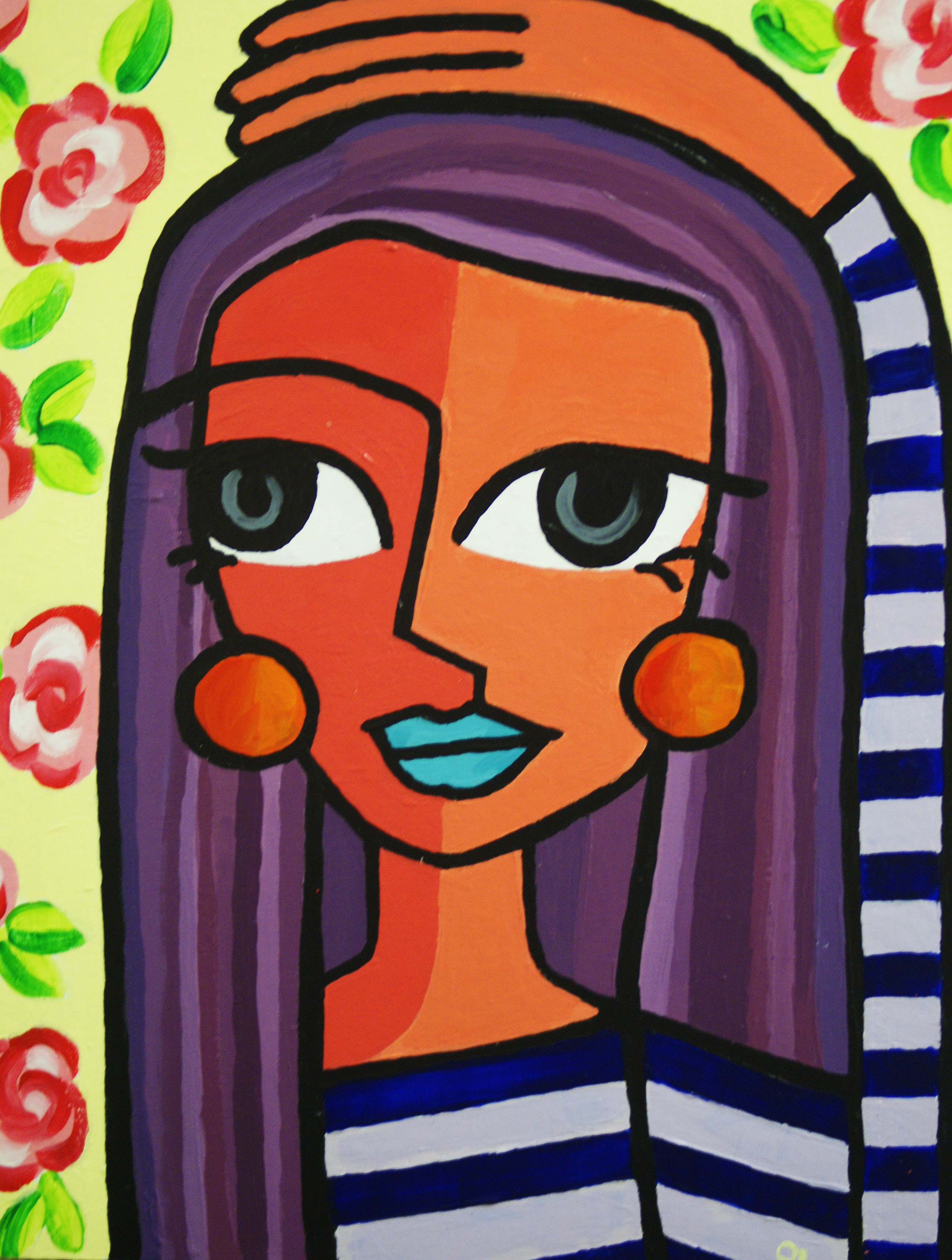 My 'Picasso' Painting | Olivia's Art Portfolio