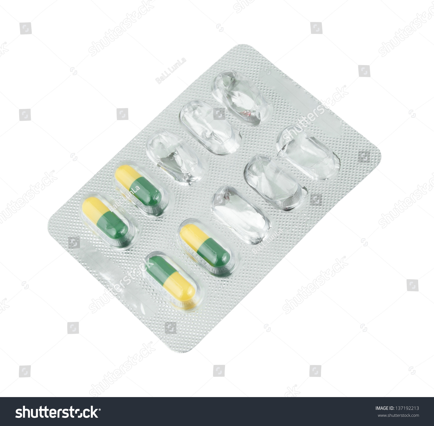 Used One Packs Pills On White Stock Photo 137192213 - Shutterstock