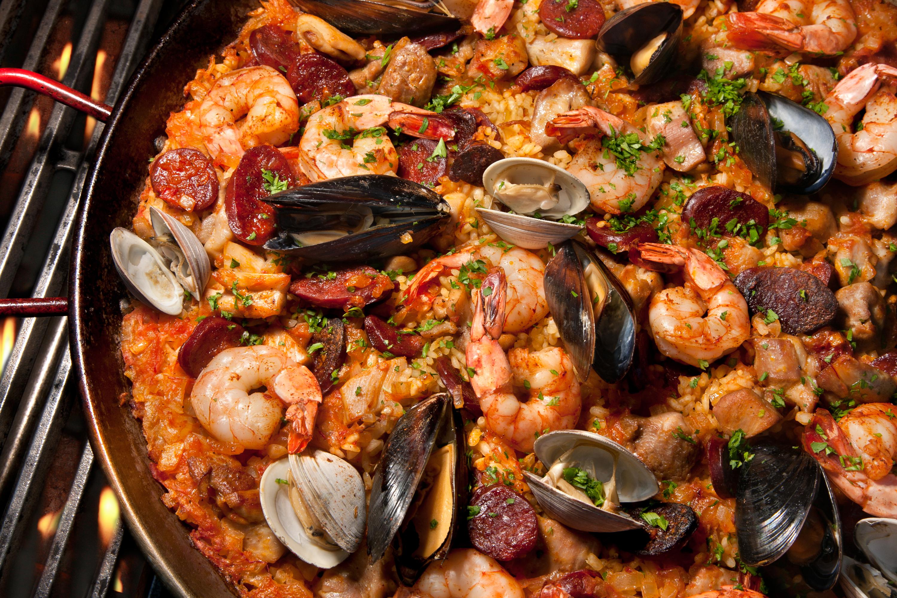 Grilled Paella Recipe - Chowhound