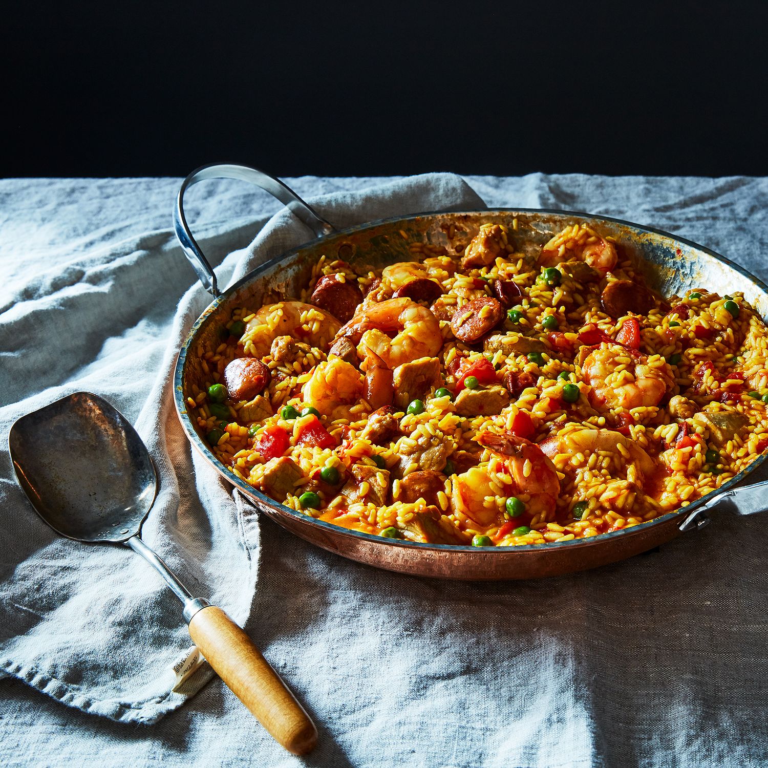 Hammered Copper Paella Pan on Food52