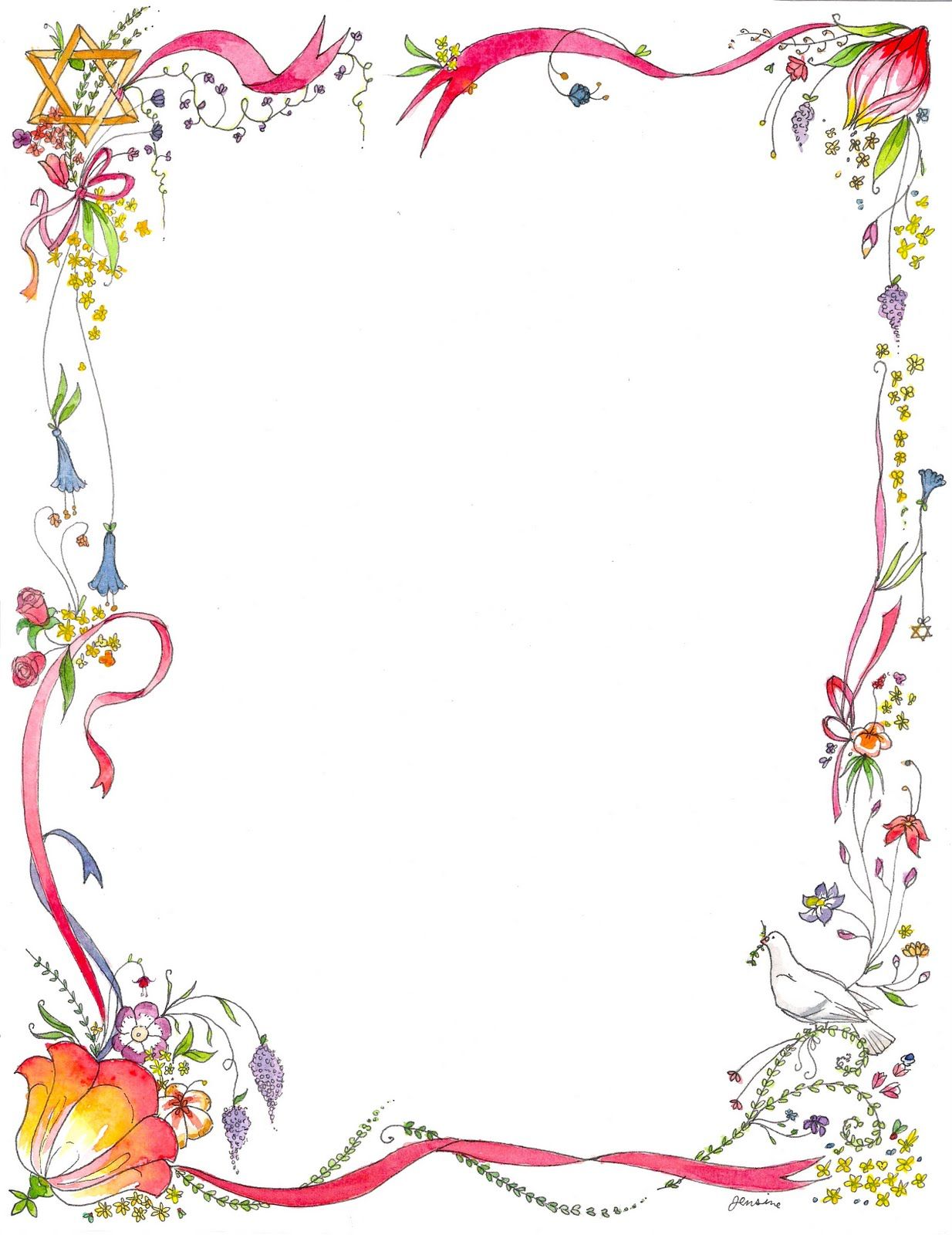 Latest Flowers Border Design | Arts | Pinterest | Border design ...