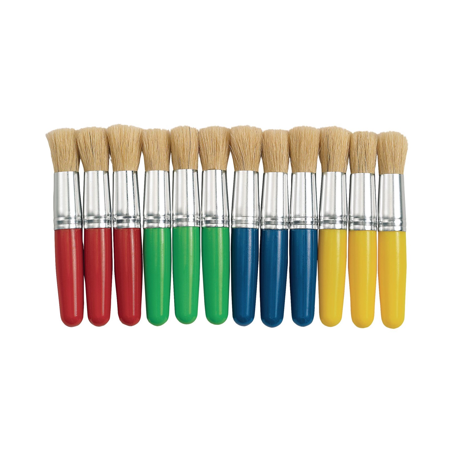 Stubby Chubby Paint Brushes - Pack of 12 | Findel International