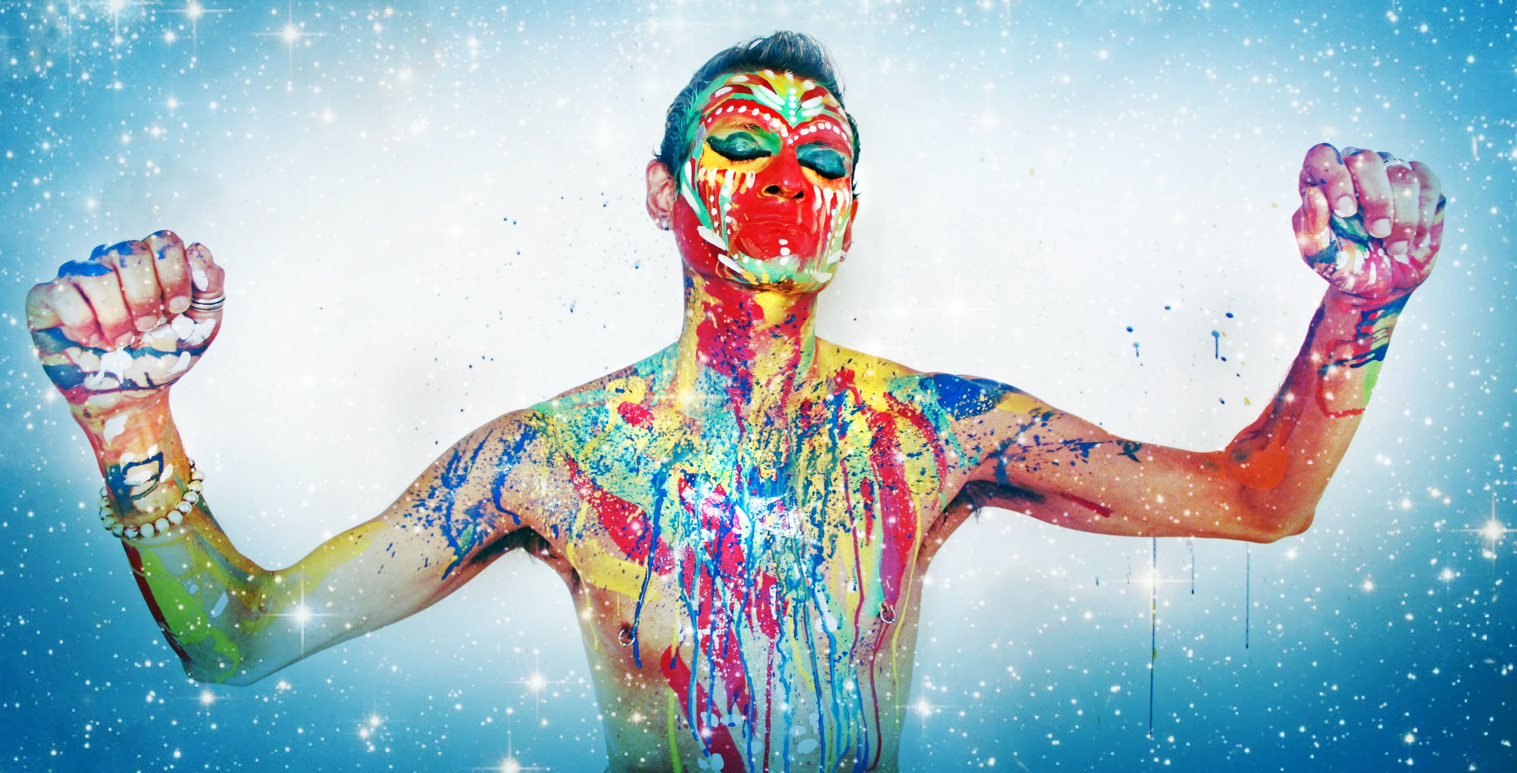 Art Dance Color Explosion. Body painting. NK - YouTube