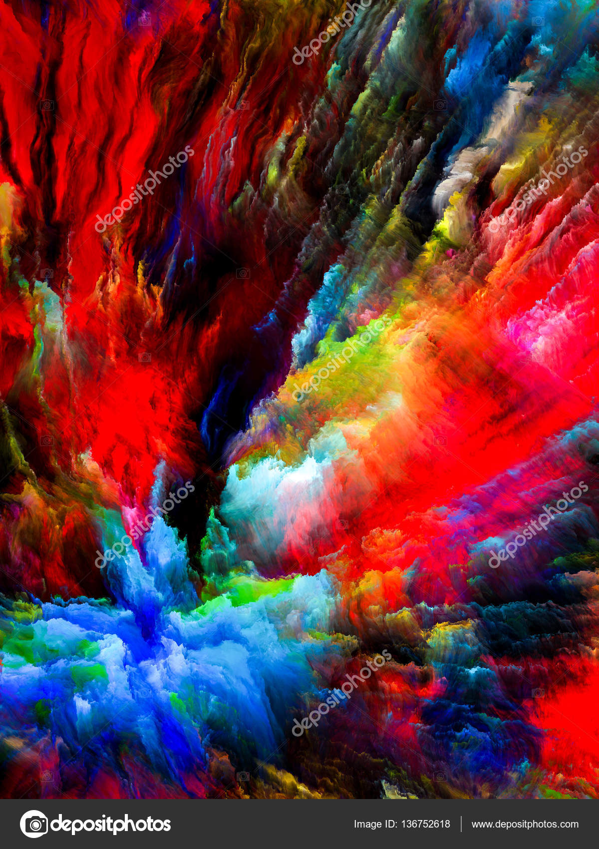 Color Explosion background — Stock Photo © agsandrew #136752618