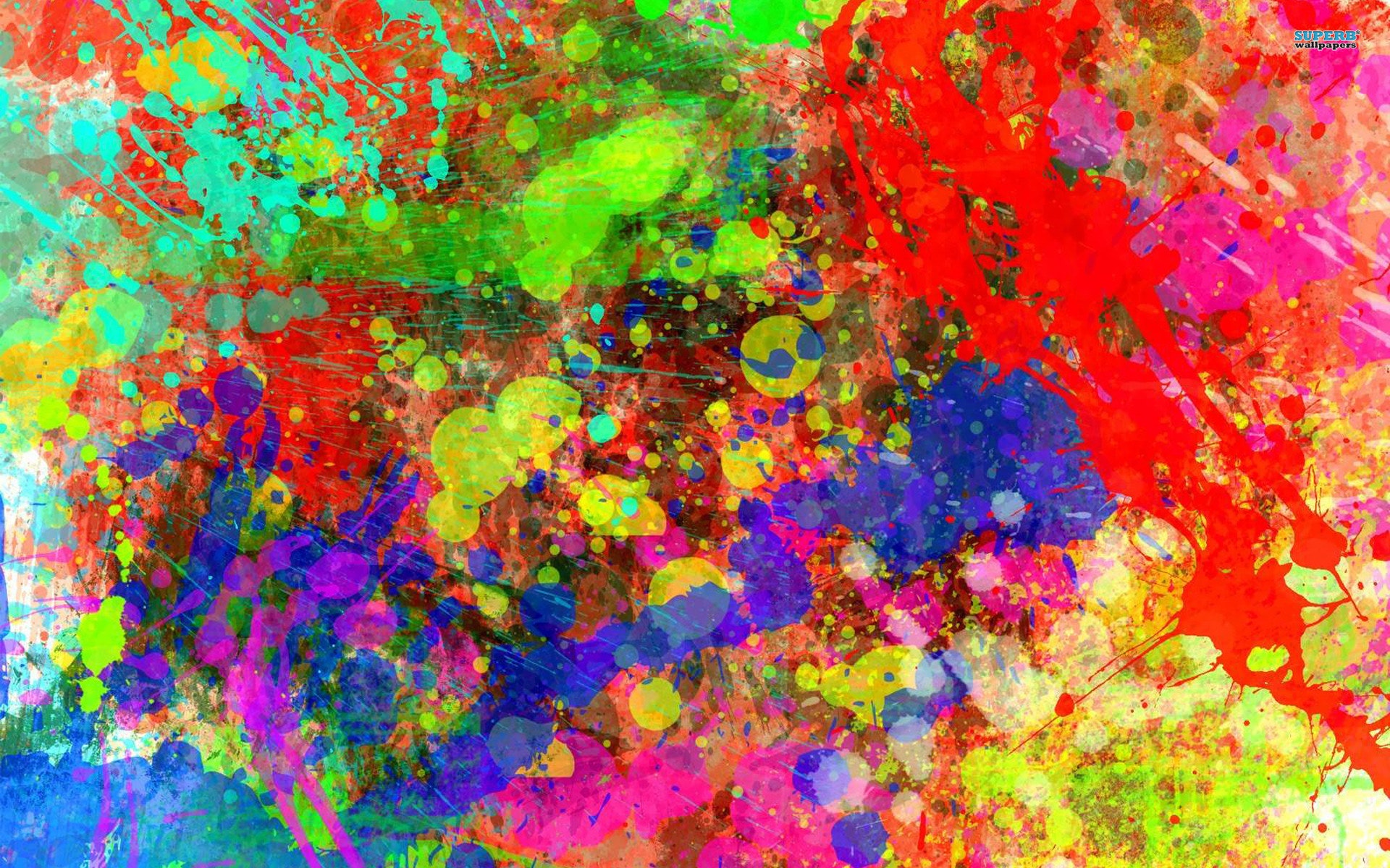 Paint Splatter Background 8 