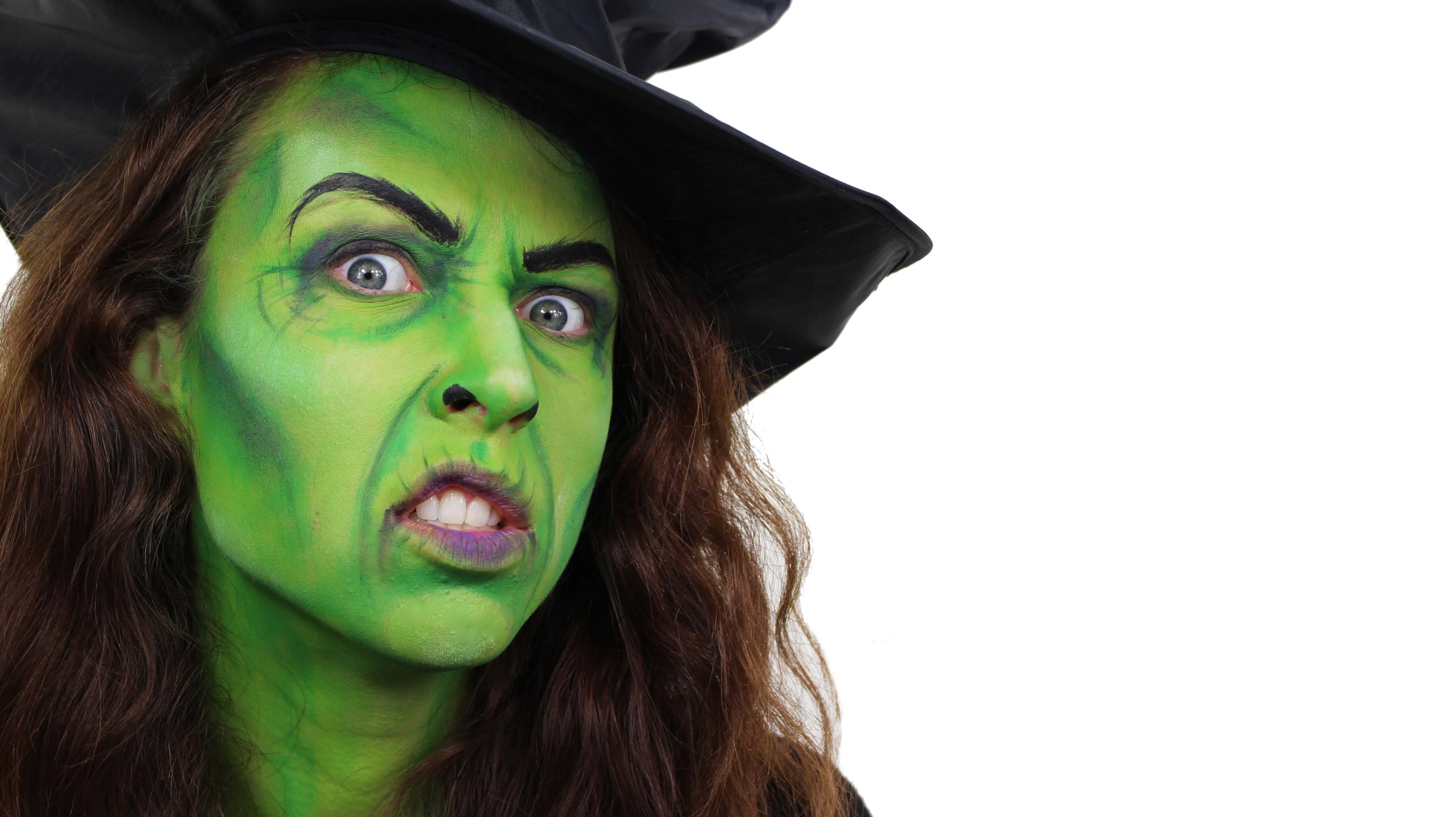 Halloween Advanced Green Witch Face Paint Tutorial | Snazaroo - YouTube