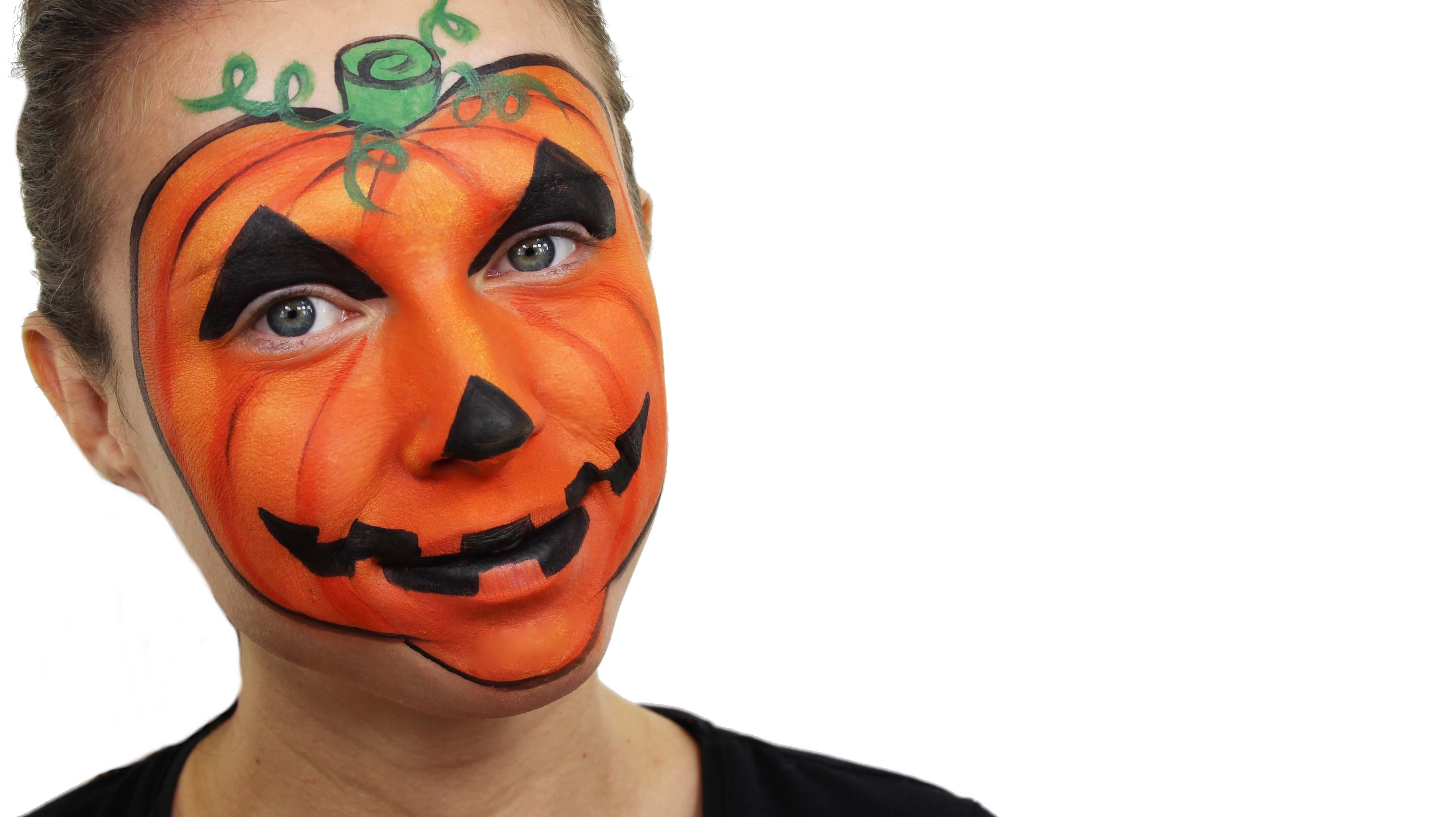 Halloween Pumpkin Face Paint Tutorial | Snazaroo - YouTube