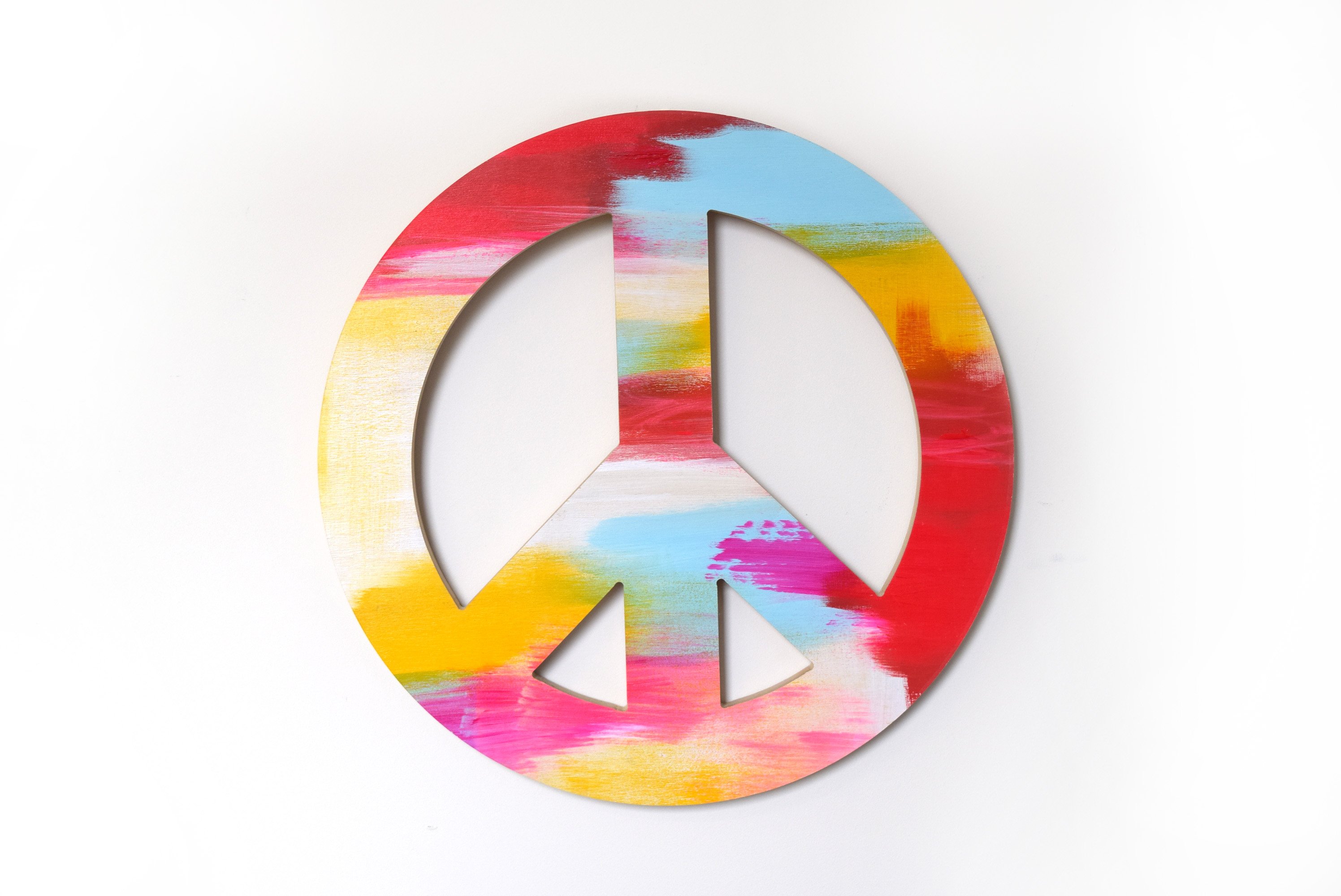 Hand Painted Peace Sign - Julie Hawkins