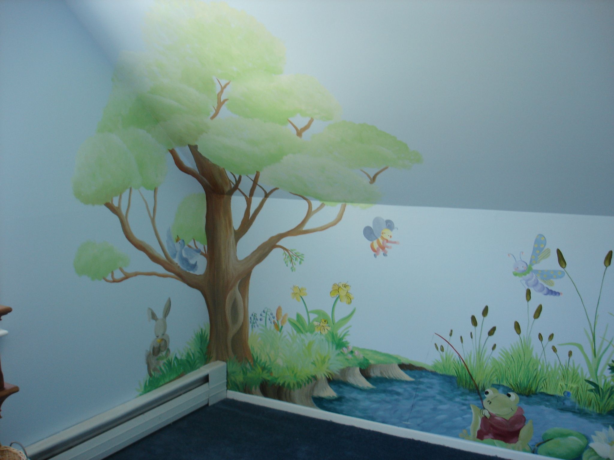 hand painted tree wall mural | DreamWallDesigns - Custom Murals ...