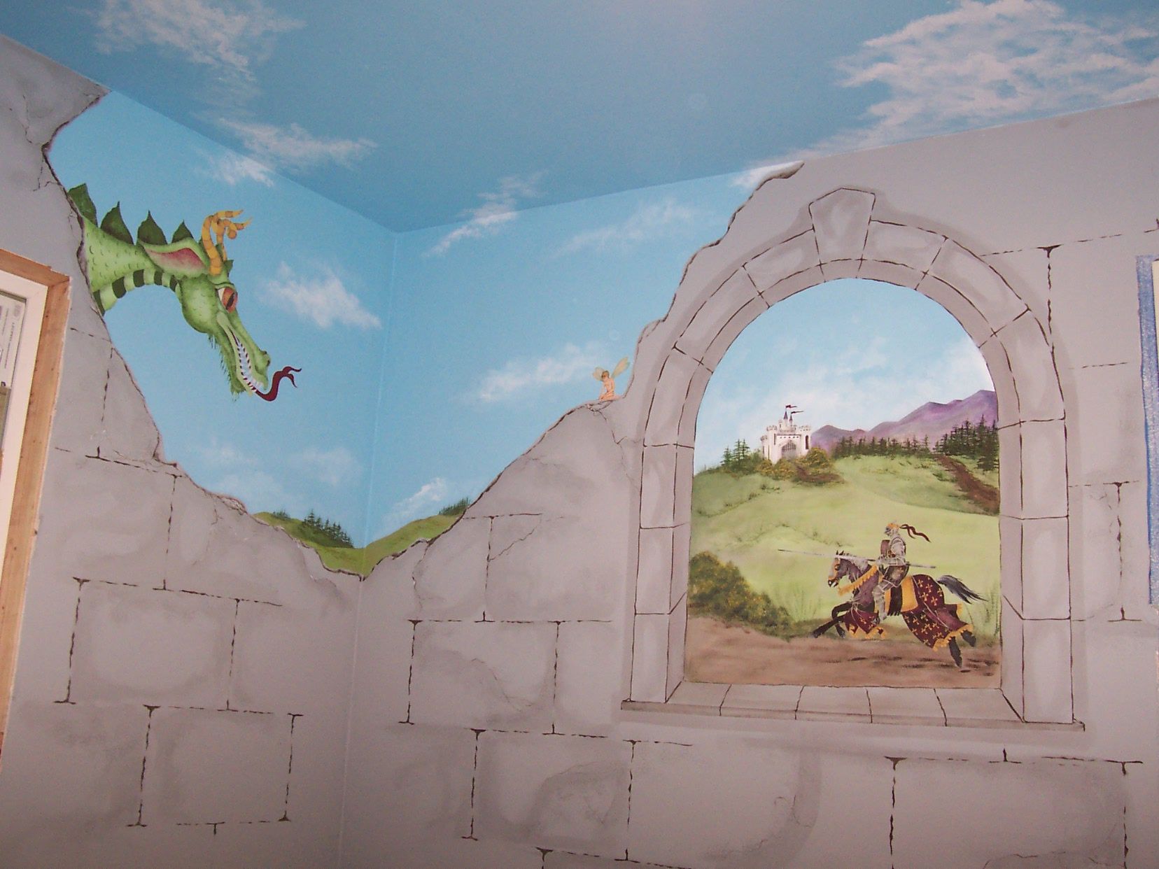 dragon murals for kids - Google Search | after school | Pinterest ...