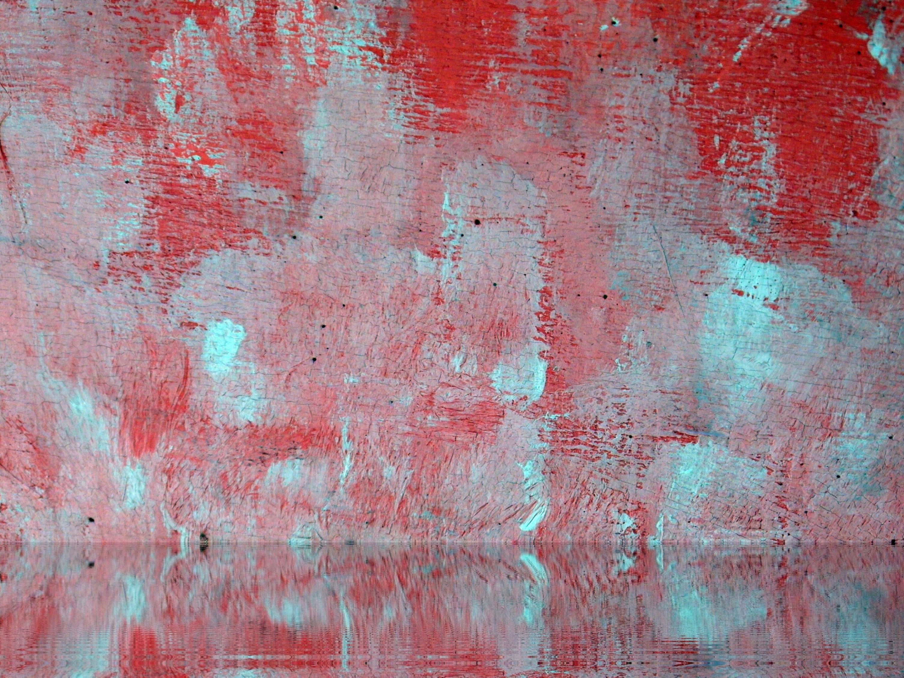 Painted wall water reflection photo