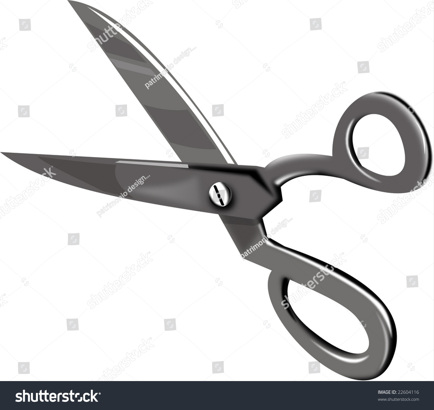 Pair Scissors Stock Illustration 22604116 - Shutterstock