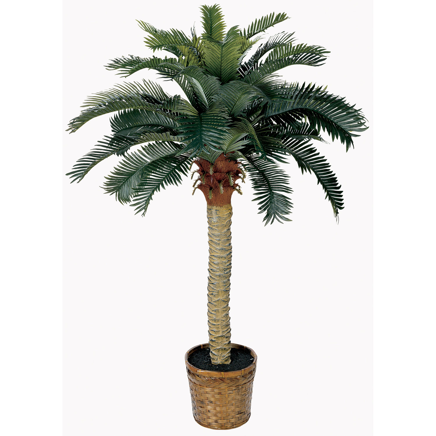 4 ft Sago Silk Palm Tree - Silk Specialties
