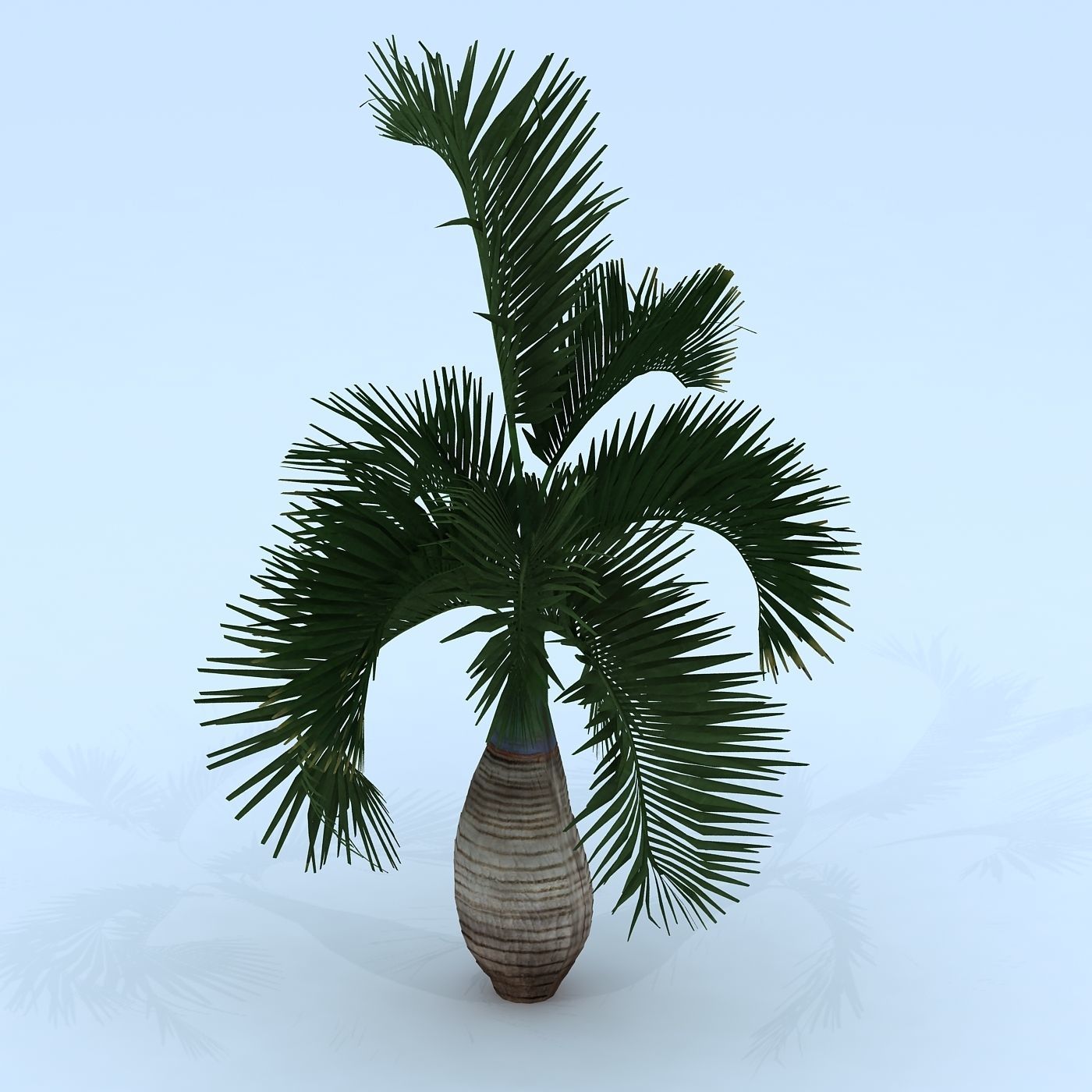 3D Forest flowers and plants - palm trees 03000 | CGTrader