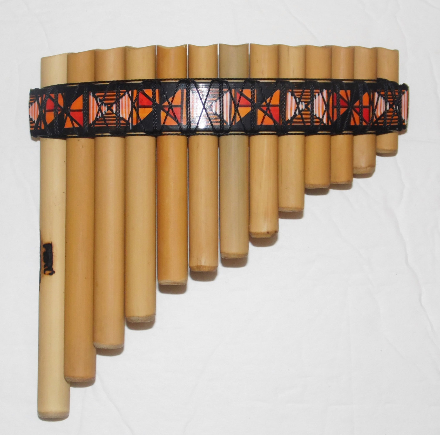 Pan Flute 13 pipes Inca Desings from Peru Item in USA