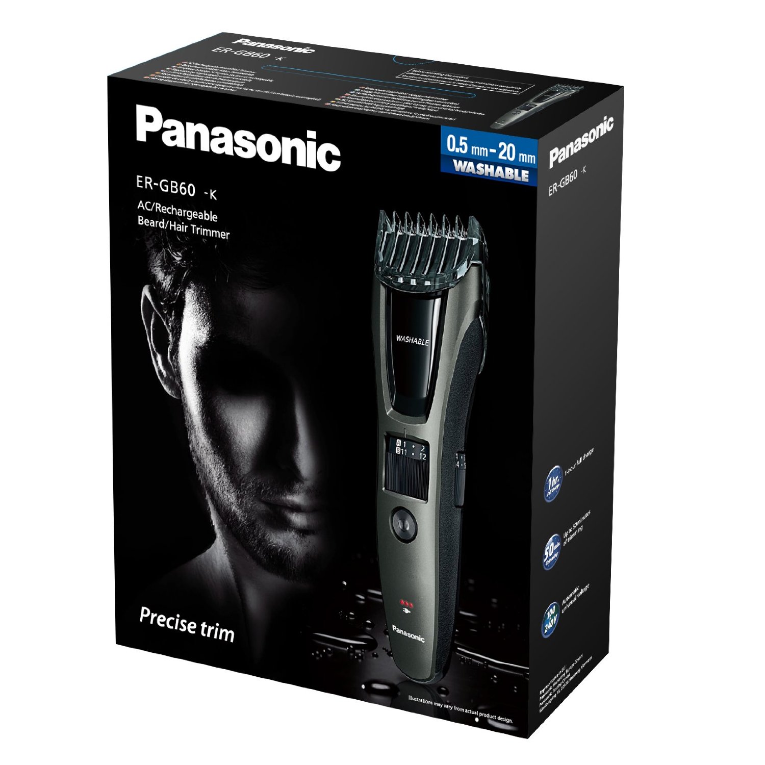 Panasonic ER-GB60 Cordless Beard & Hair Trimmer