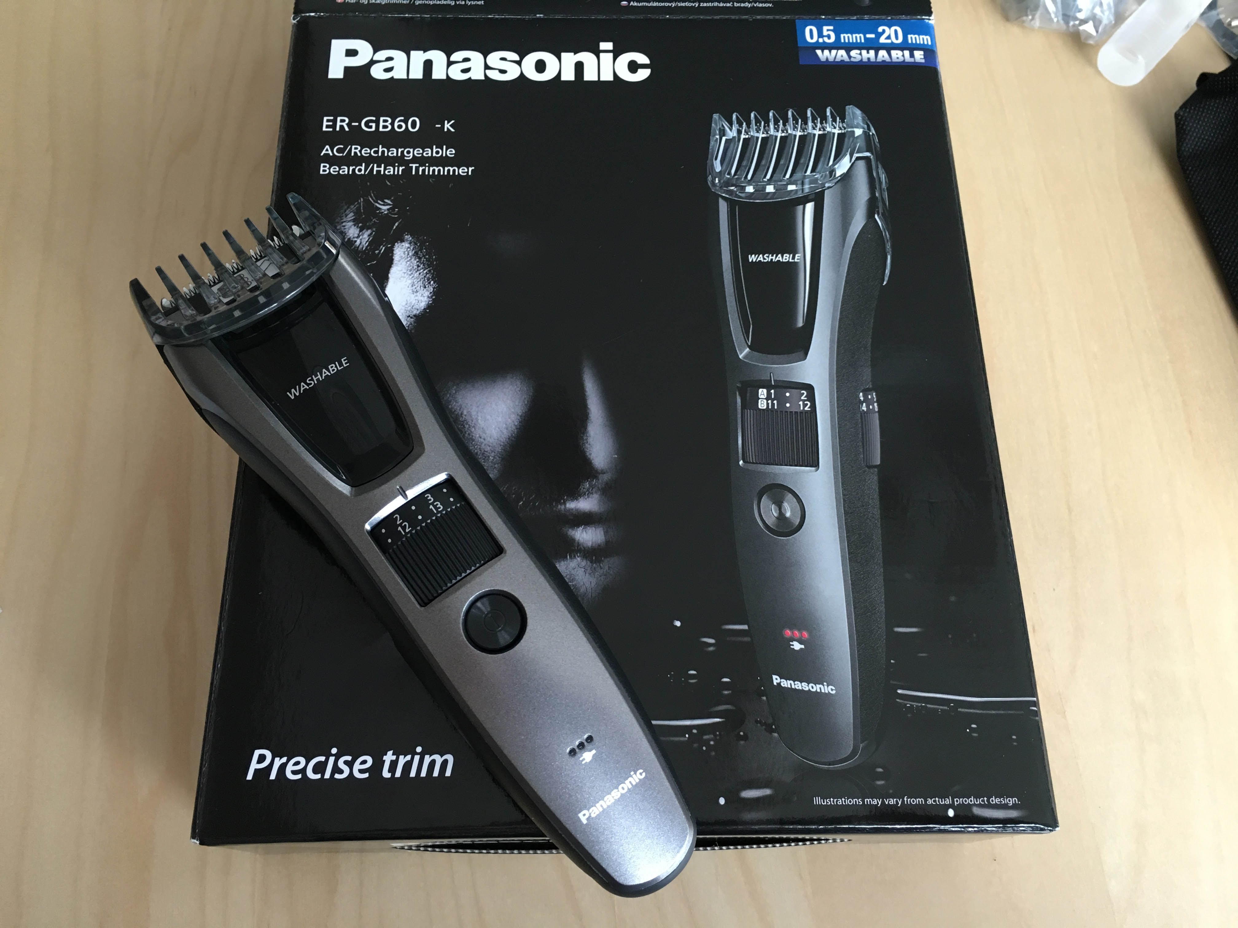UNBOXING Panasonic ER-GB60-K Hair Trimmer - YouTube