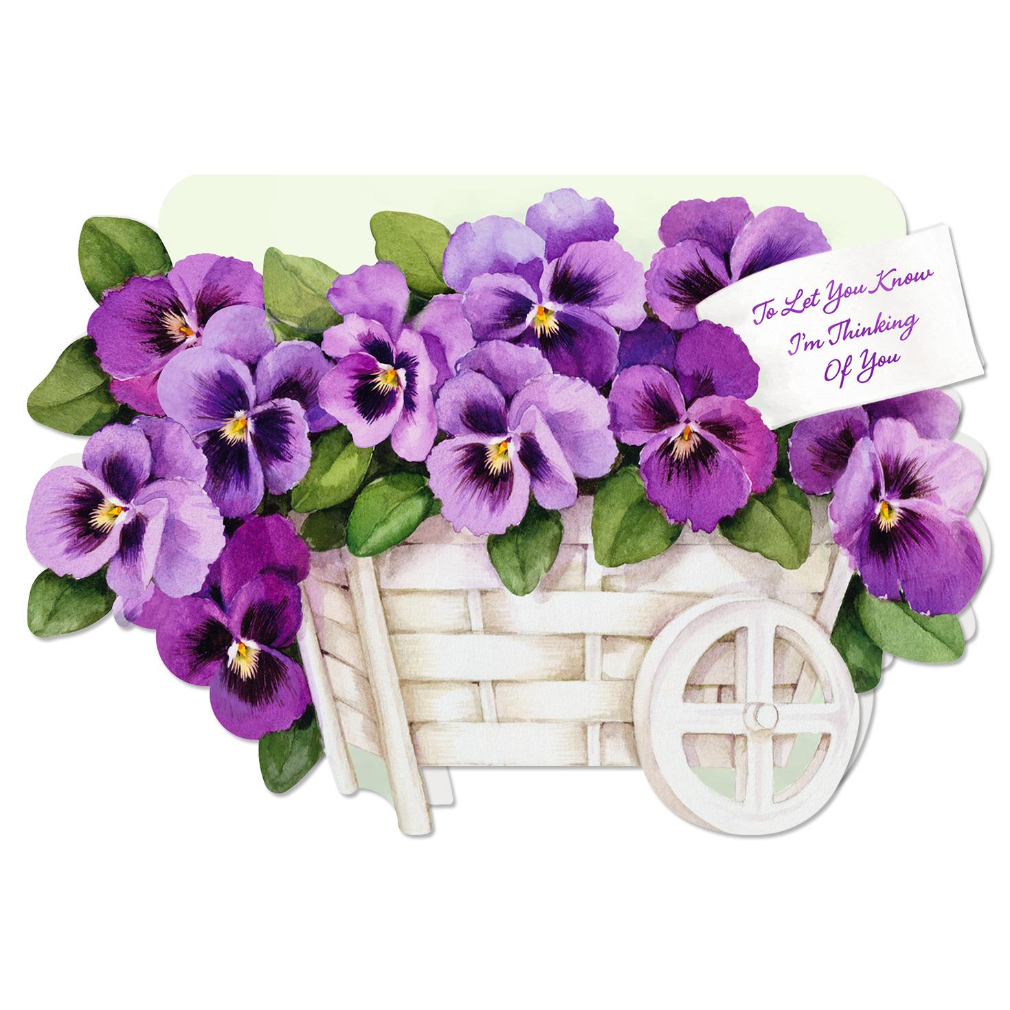 Pansy Thinking of You Card - Greeting Cards - Hallmark