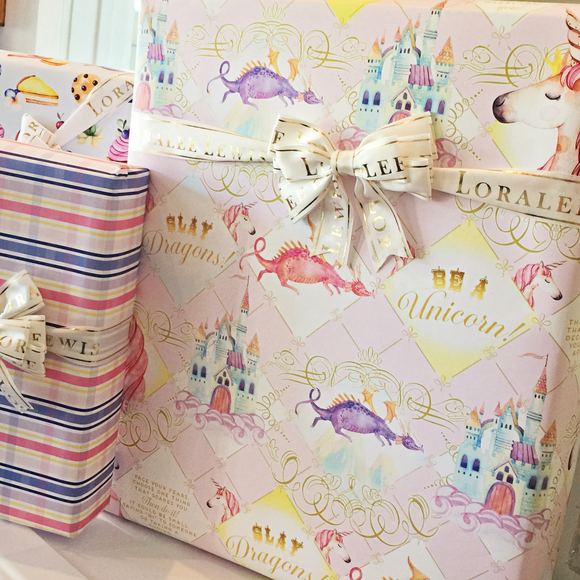 New Unicorn Wrapping Paper Collection – Loralee Lewis