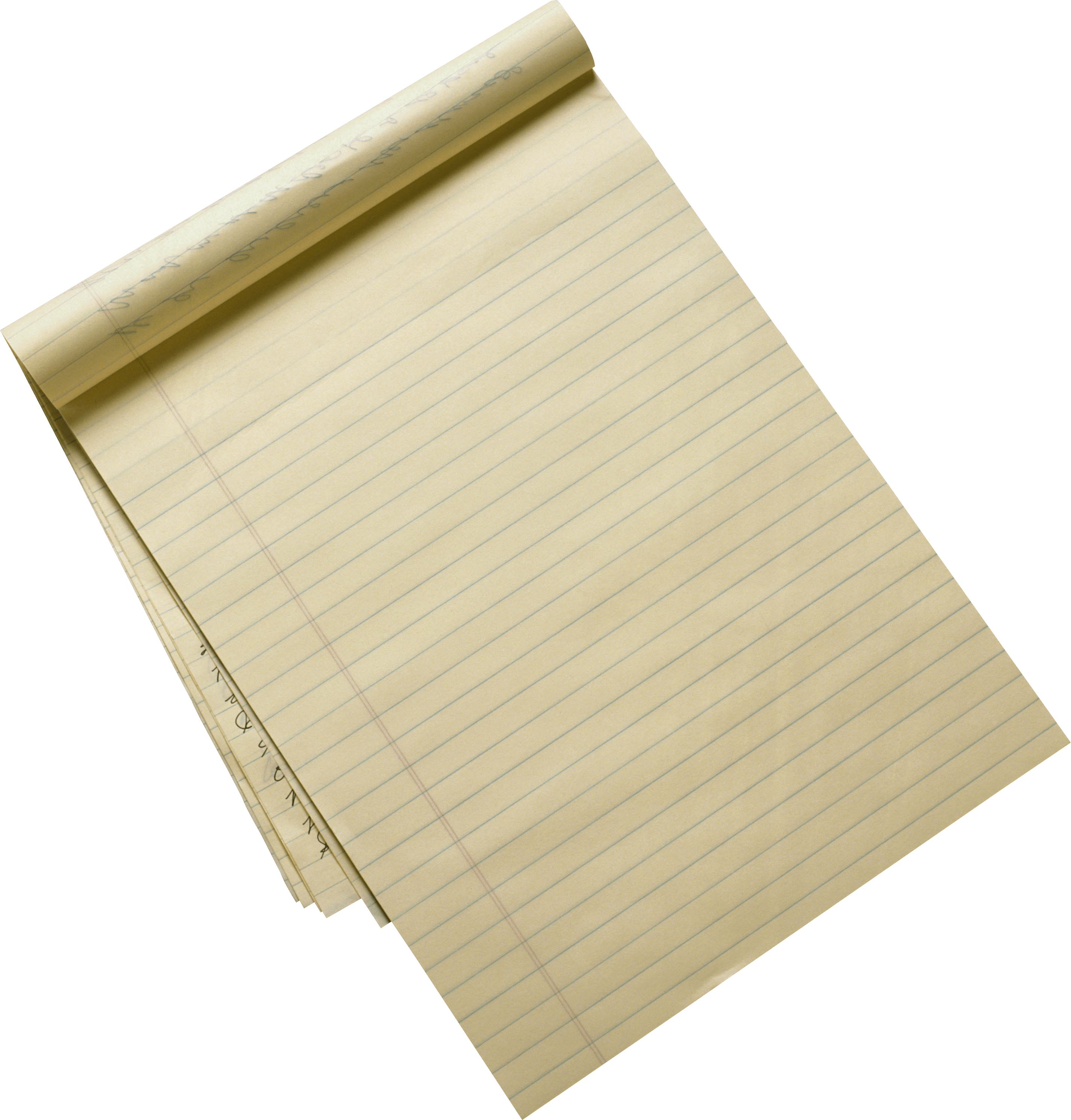 Recycled Lined Paper Sheet transparent PNG - StickPNG