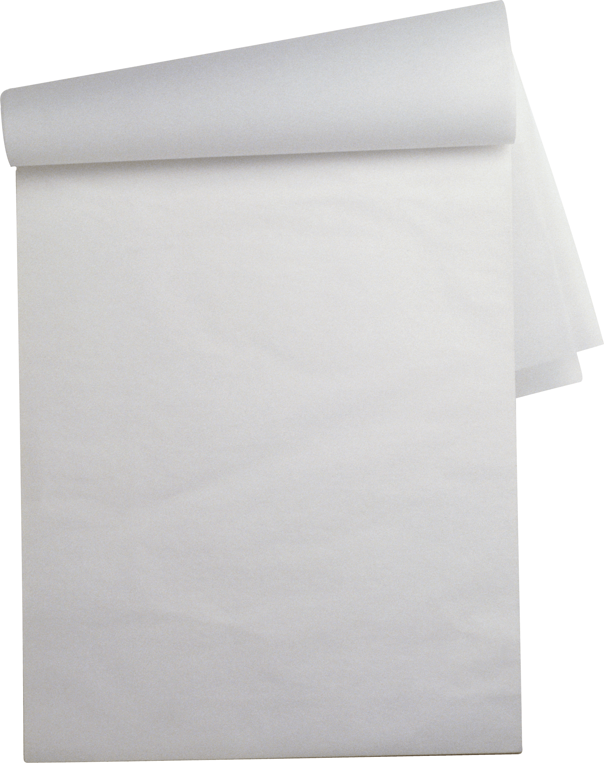 White Folded Paper Sheet transparent PNG - StickPNG
