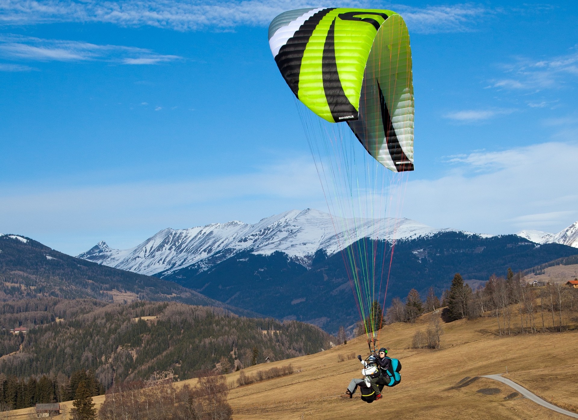 Paragliding in Caucasus mountains! Fly above the clouds!