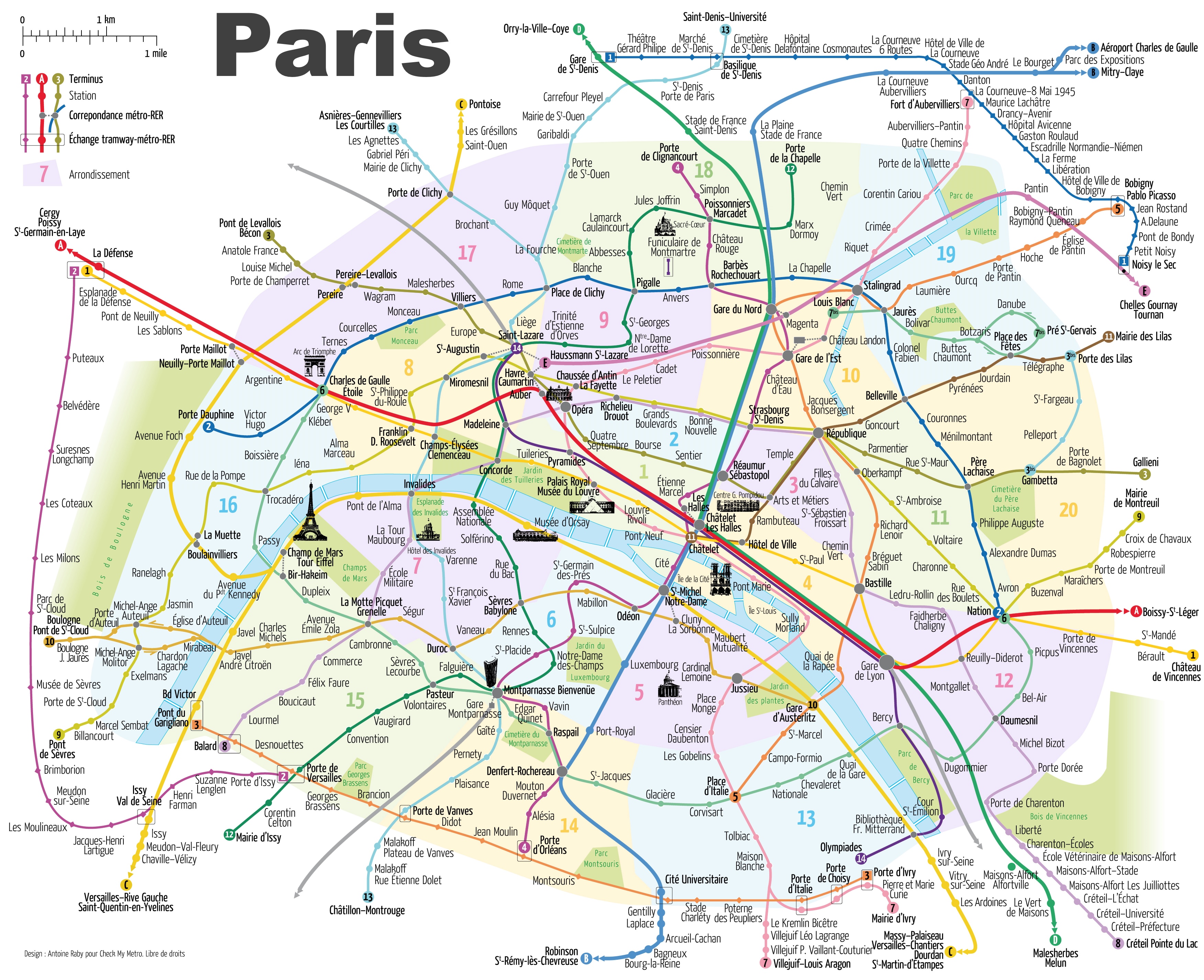 Paris Maps | France | Maps of Paris ﻿