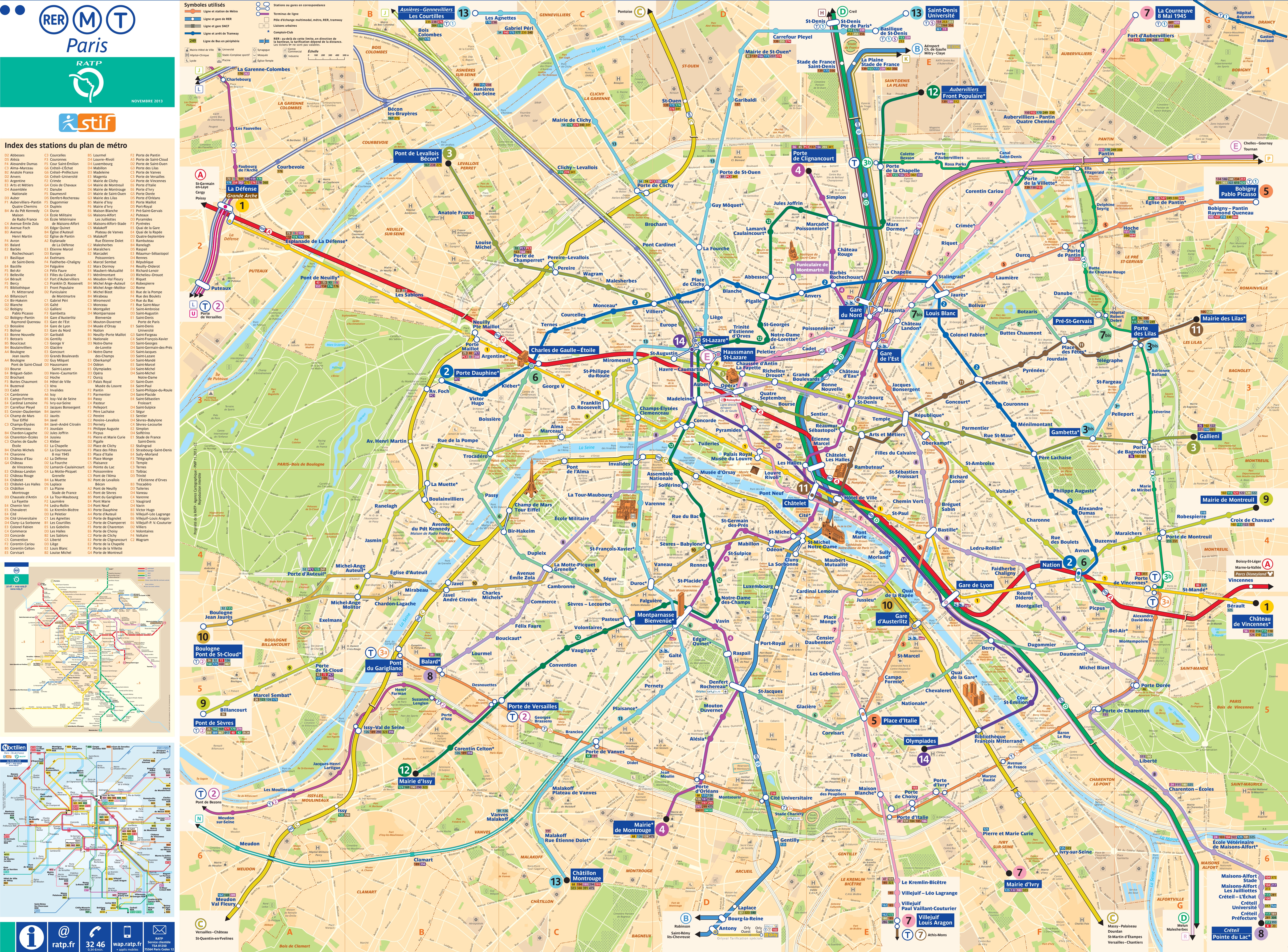 Paris Maps | France | Maps of Paris ﻿